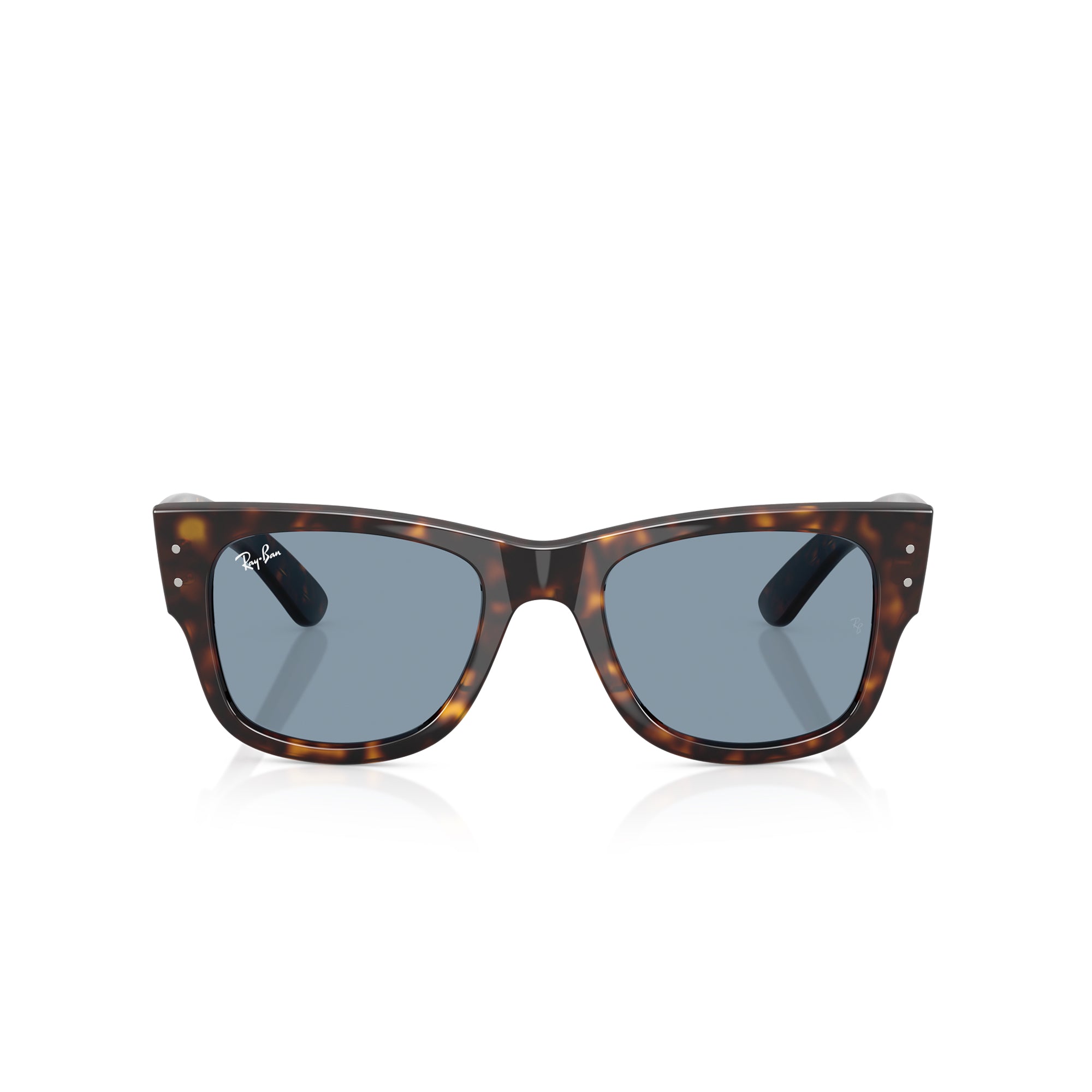 RAY-BAN Mega Wayfarer Havana W/ Blue Sunglasses – Extra Butter