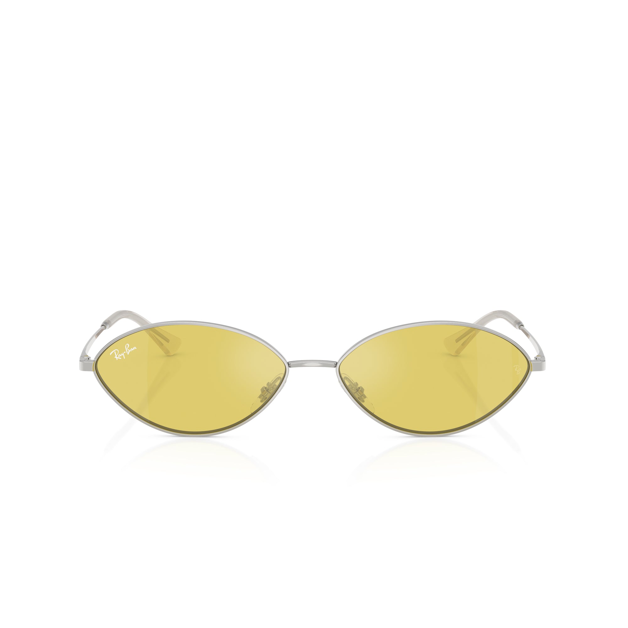 RAY-BAN unisex yellow flash Aviators Ray Ban Aviator 58mm Flash Lenses Polarized Orange  main image 4