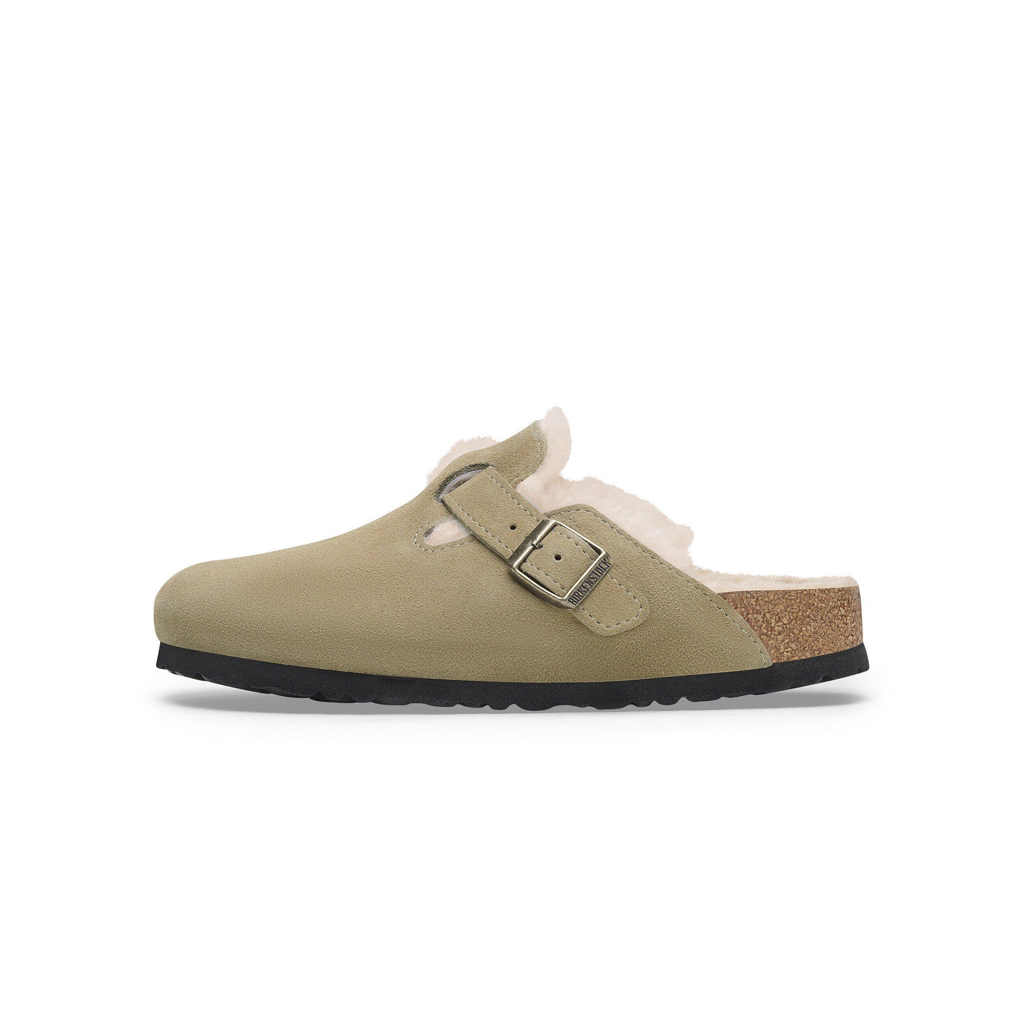 Birkenstock Mens Boston Shearling Sandals – Extra Butter