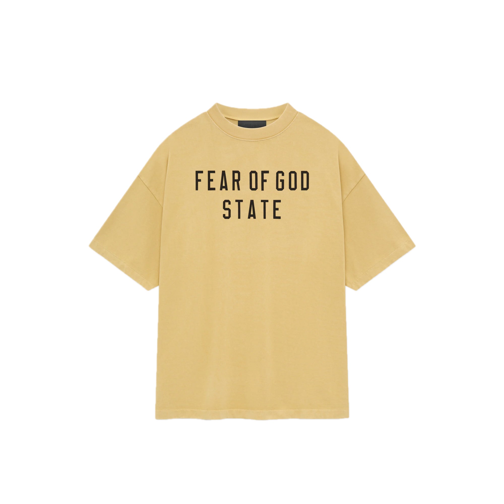 Fear of God Essentials Mens Heavy Crewneck Tee – Extra Butter