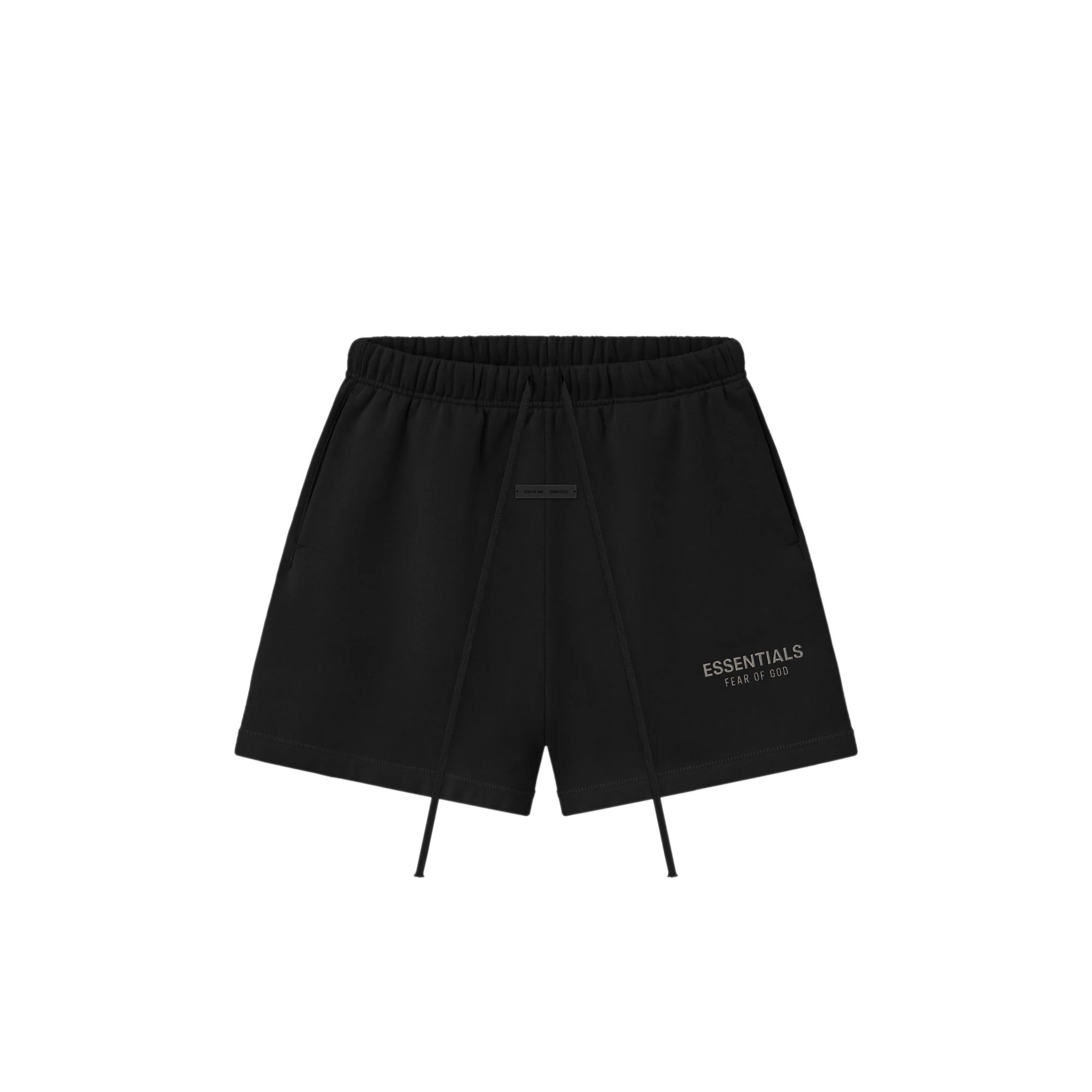 Fear of God ESSENTIALS Mens Soccer Fleece Shorts – Extra Butter