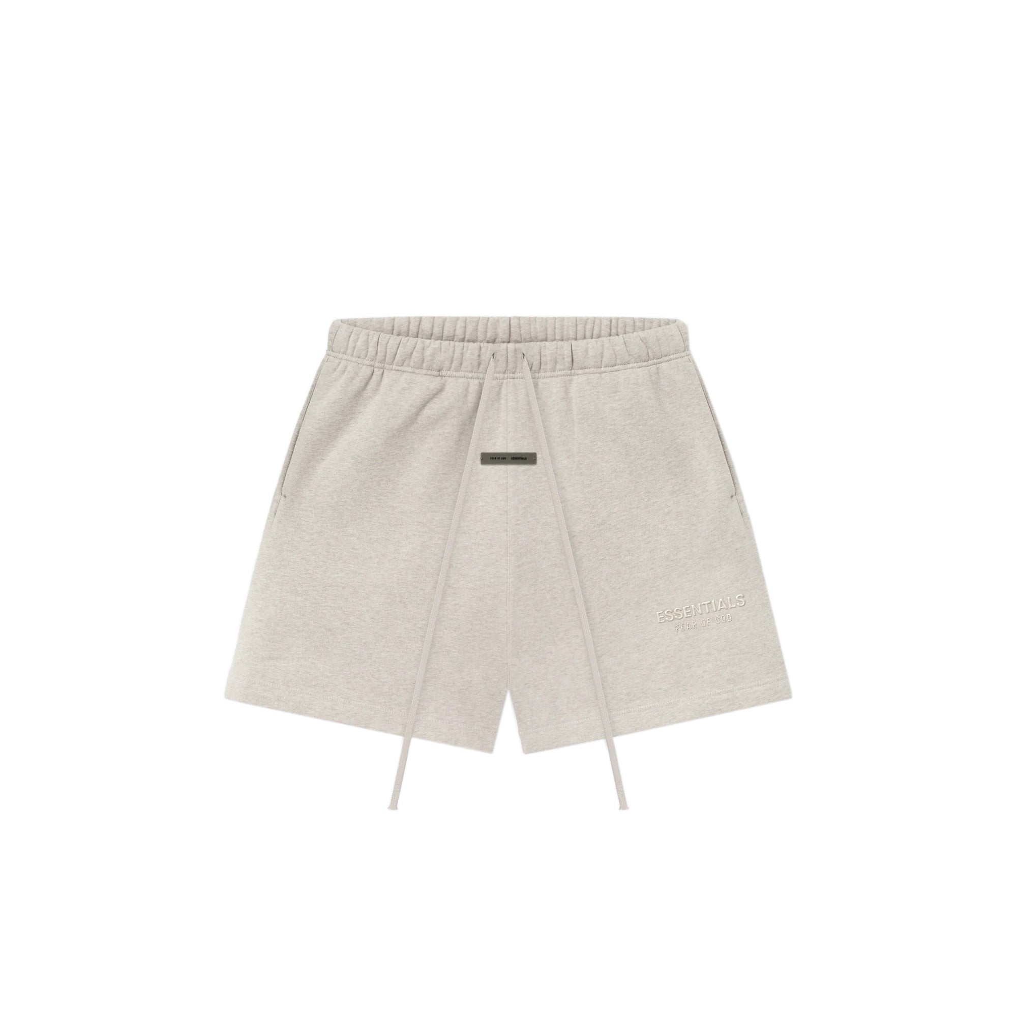 Fear of God ESSENTIALS Mens Soccer Fleece Shorts – Extra Butter