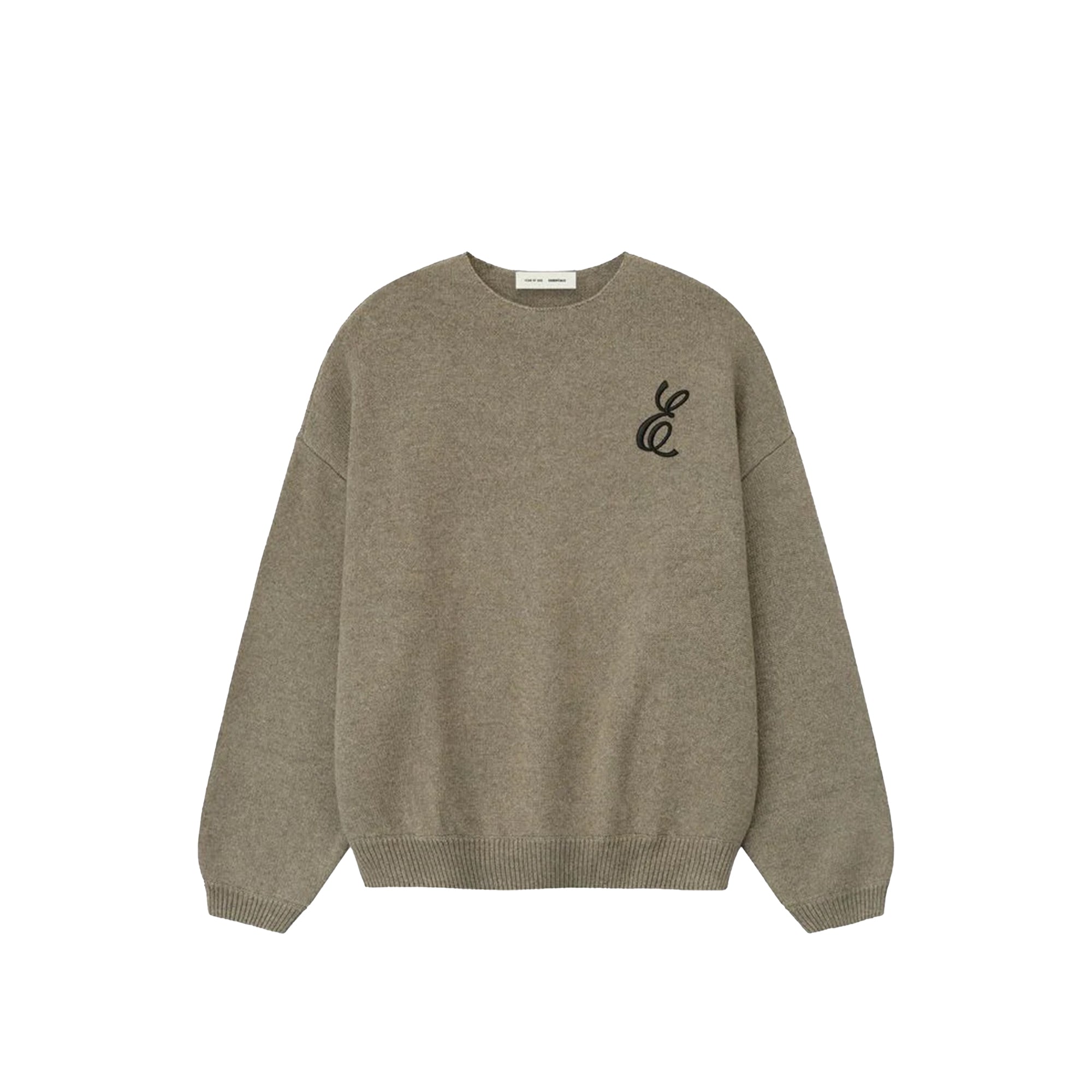 Fear of God ESSENTIALS Mens Waffle Crewneck Sweater – Extra Butter