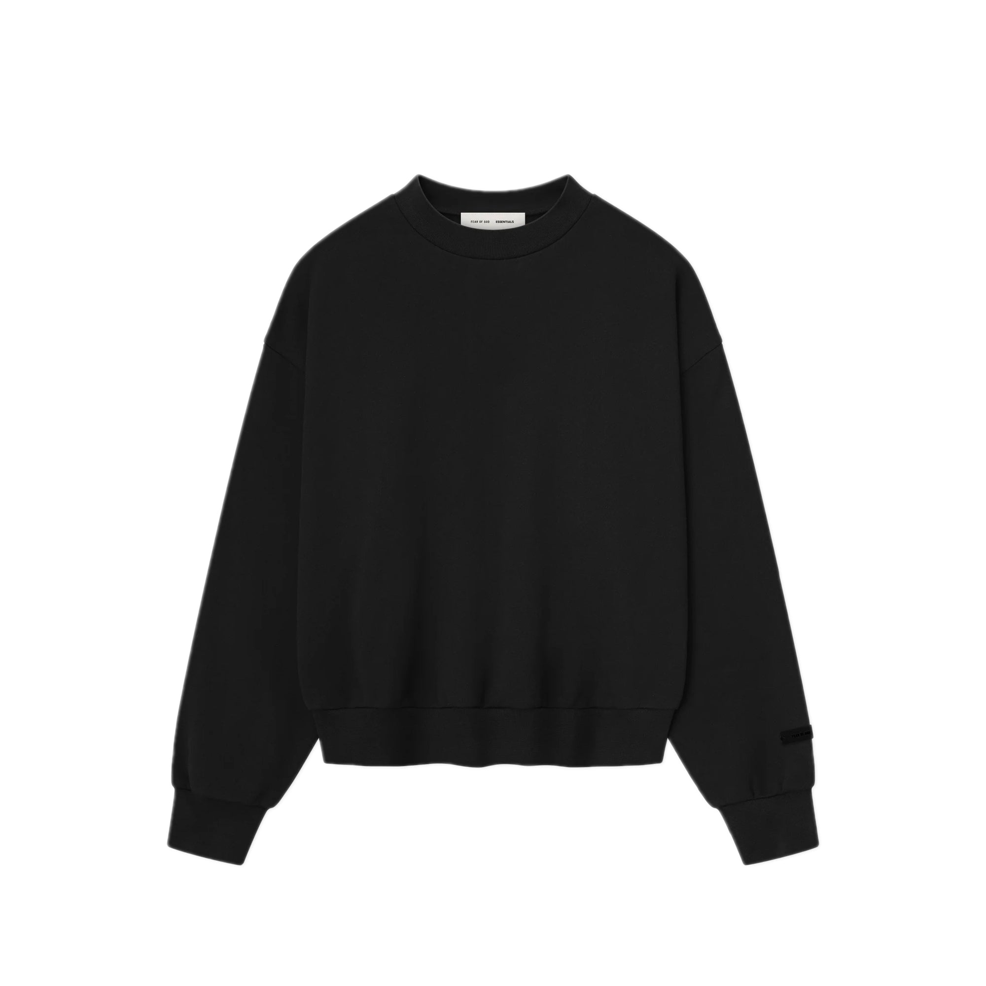 Fear of God ESSENTIALS Mens Classic Fit Fleece Crewneck – Extra Butter