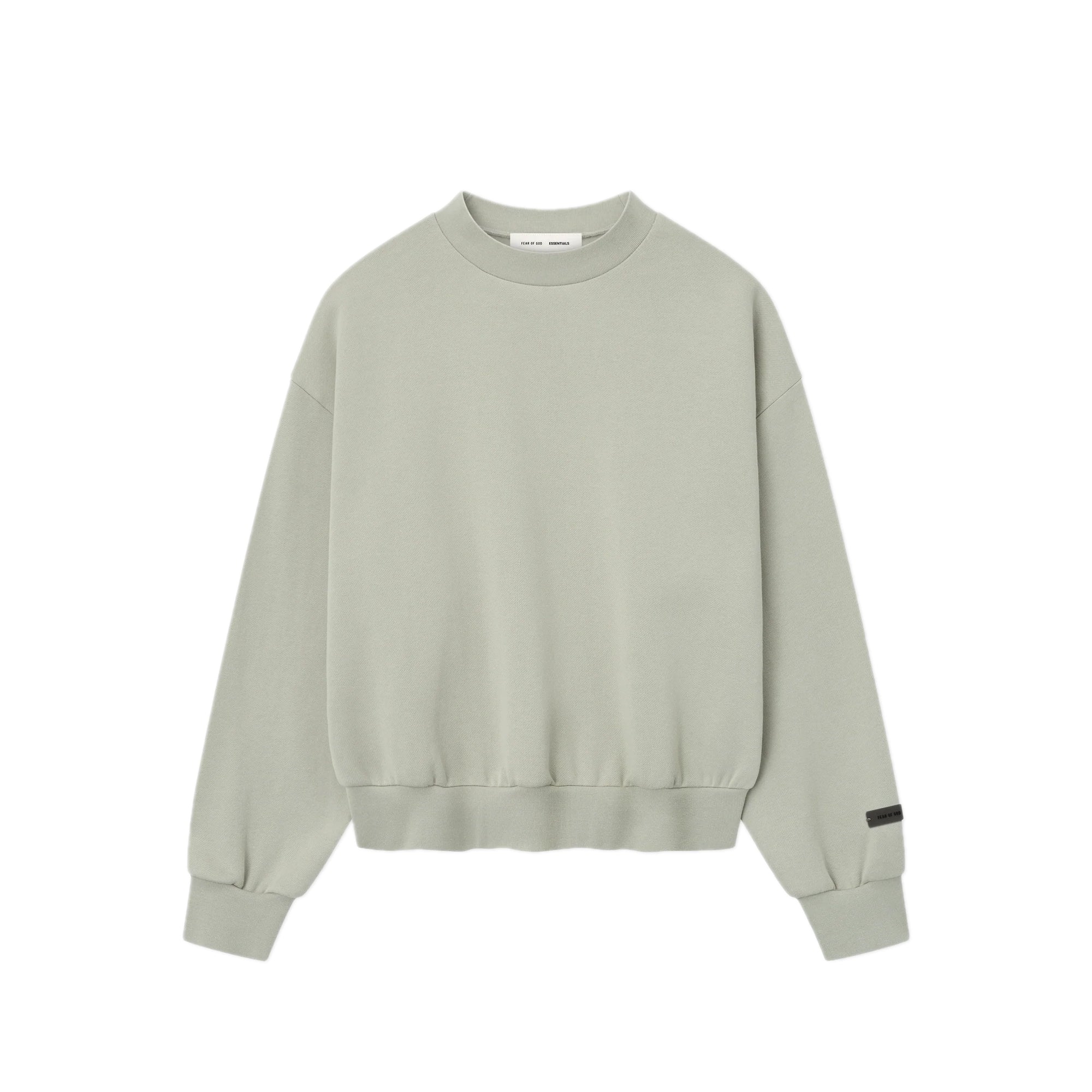 Fear of God ESSENTIALS Mens Classic Fit Fleece Crewneck – Extra Butter
