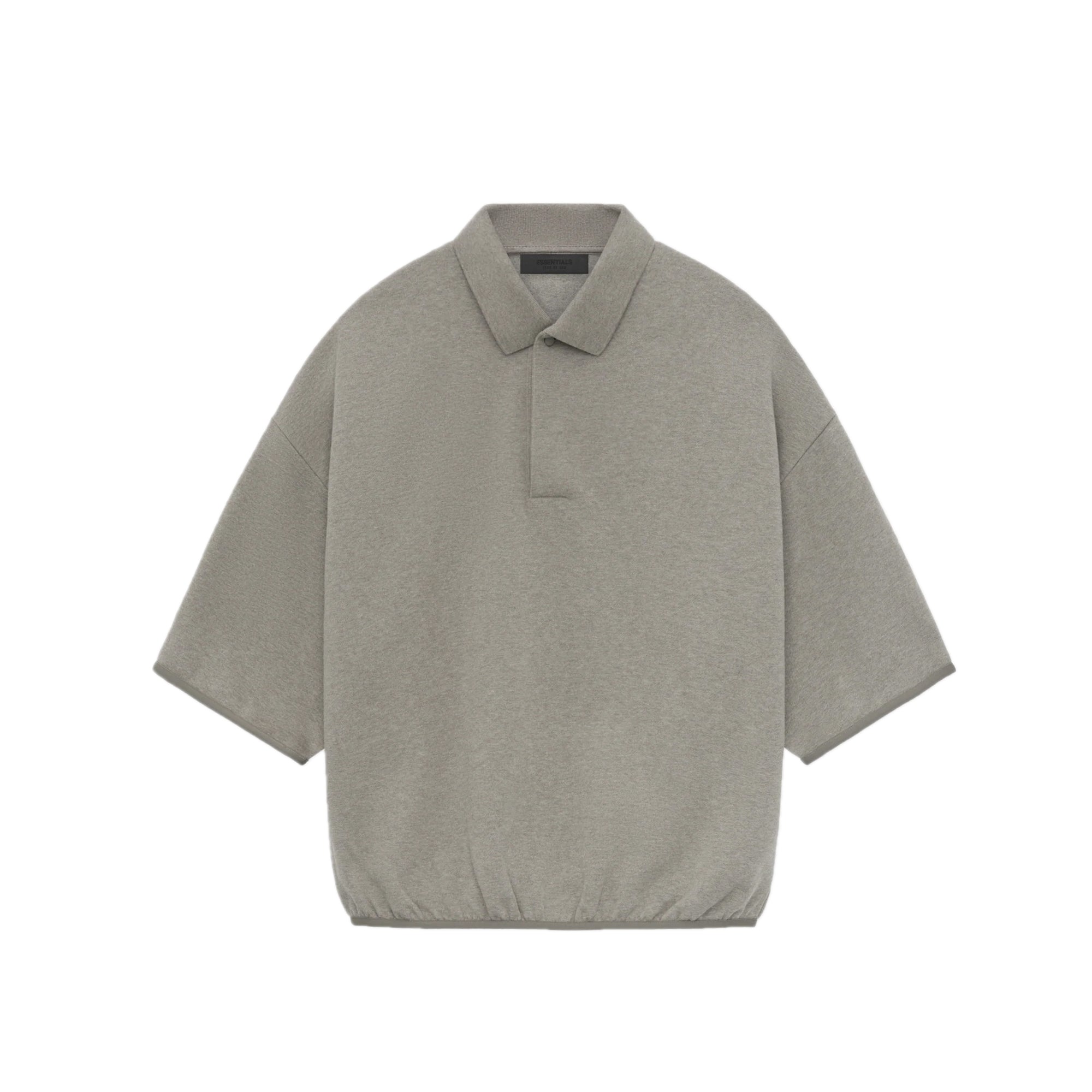 トップス Fear Of God Essentials 3/4 Sleeve Polo L Fear of God Essentials Mens 3/4 Sleeve Polo – Extra Butter