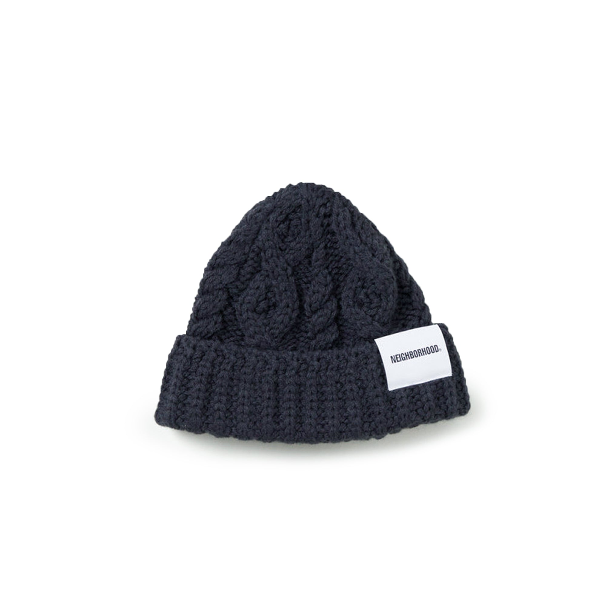NEIGHBORHOOD WASHED CABLE BEANIE
