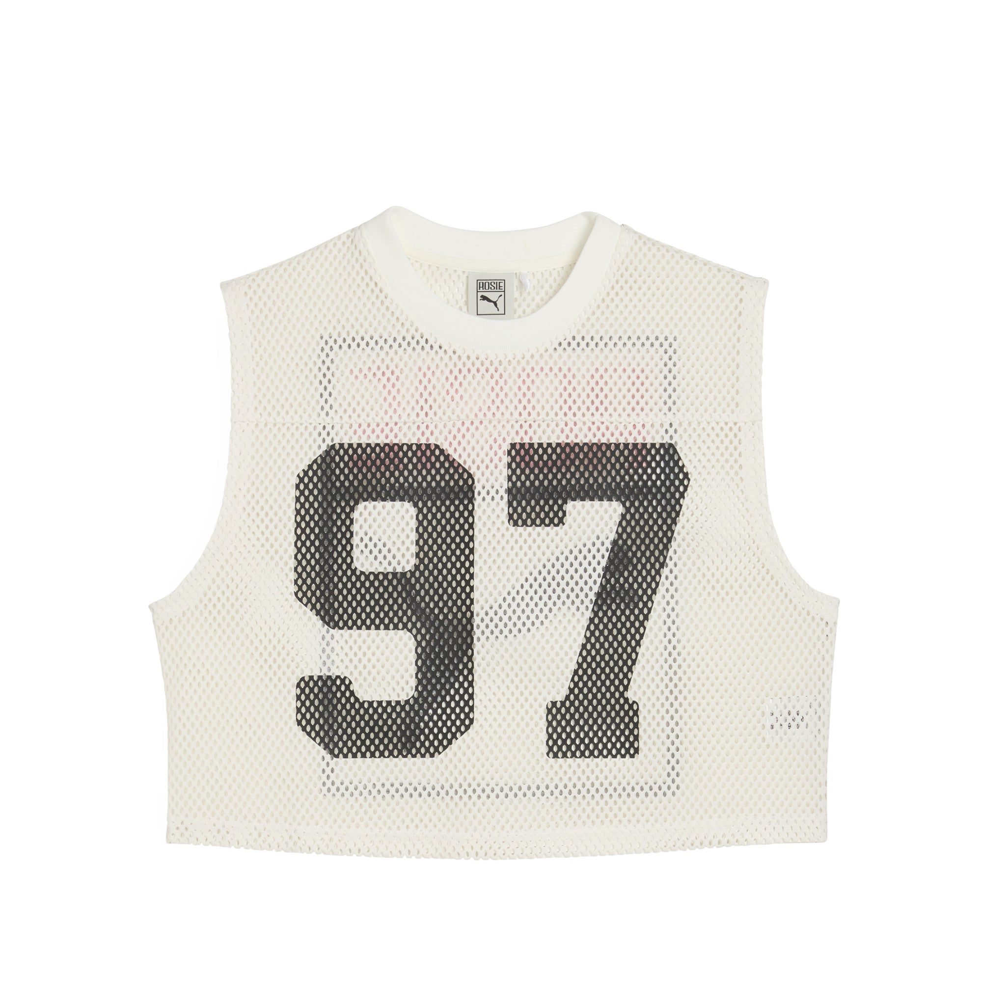 トップス PUMA X ROSE Relaxed Mesh Top S Puma x Rosé Womens Relaxed Mesh Top – Extra Butter