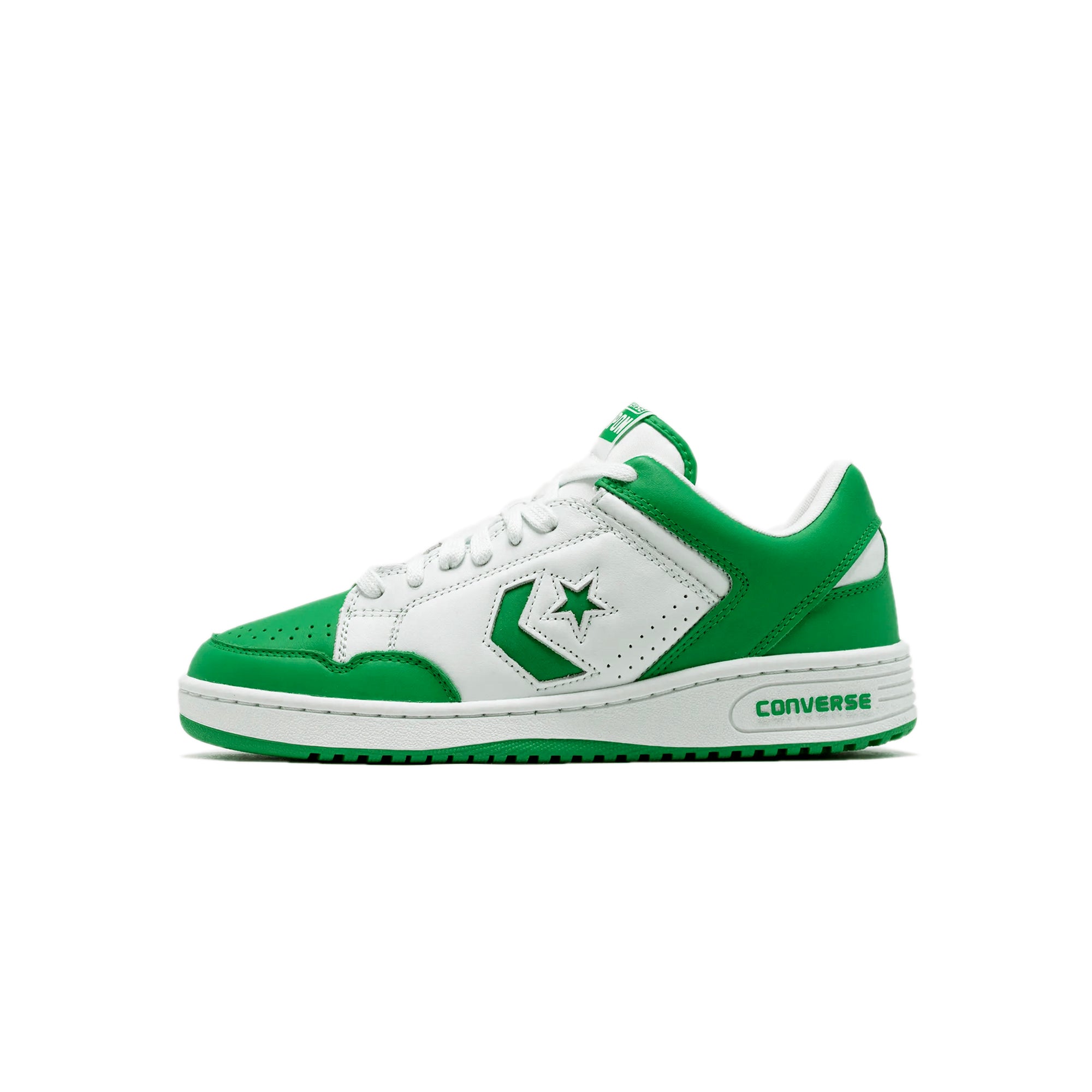 ⭐Converse Weapon OX Low Green White Size 8.5 Men\'s Shoes Sneakers A11957C Converse Weapon Leather OX Vintage Green White – Puffer Reds main image 2