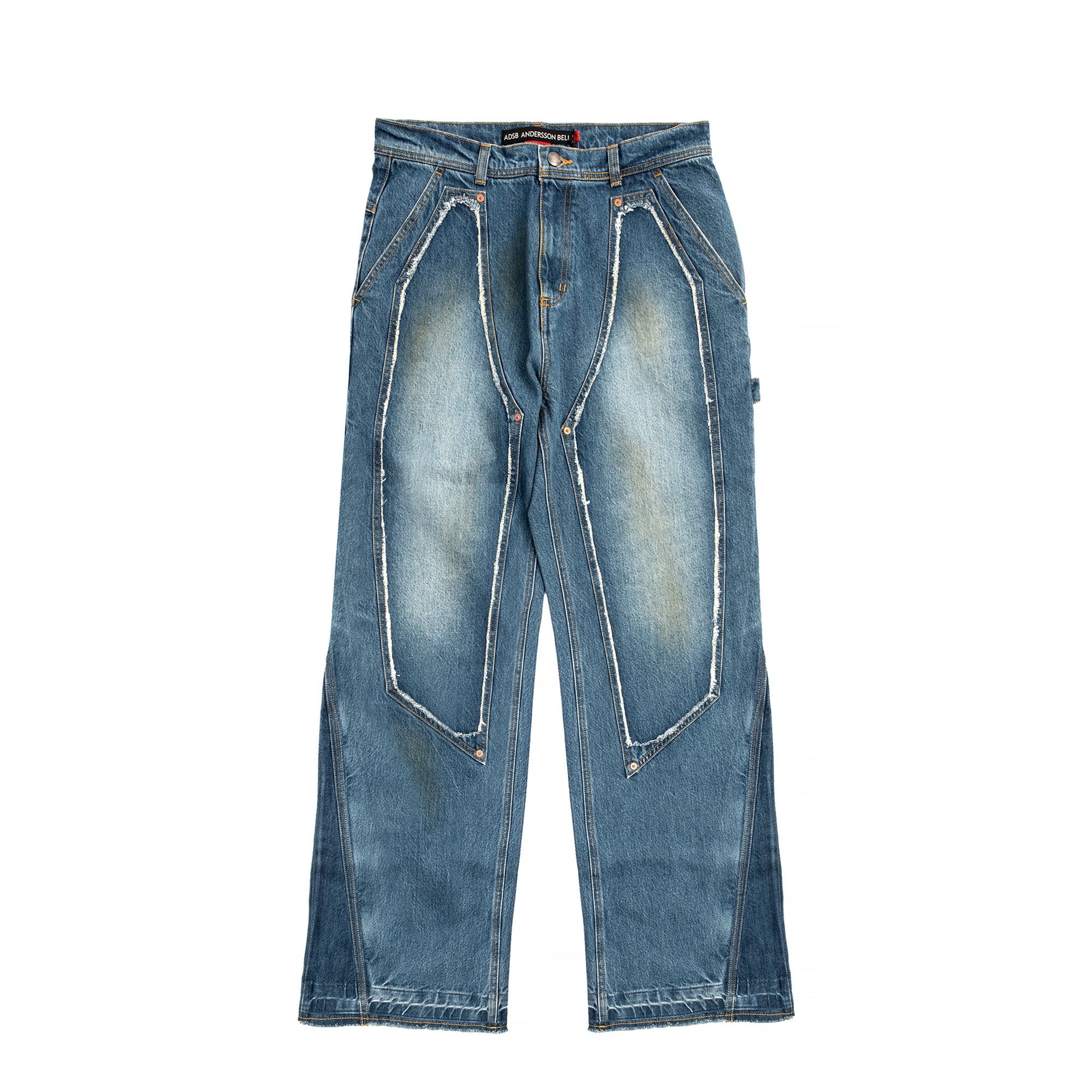 Andersson Bell Mens Rodeo Carpenter Wide Jeans – Extra Butter