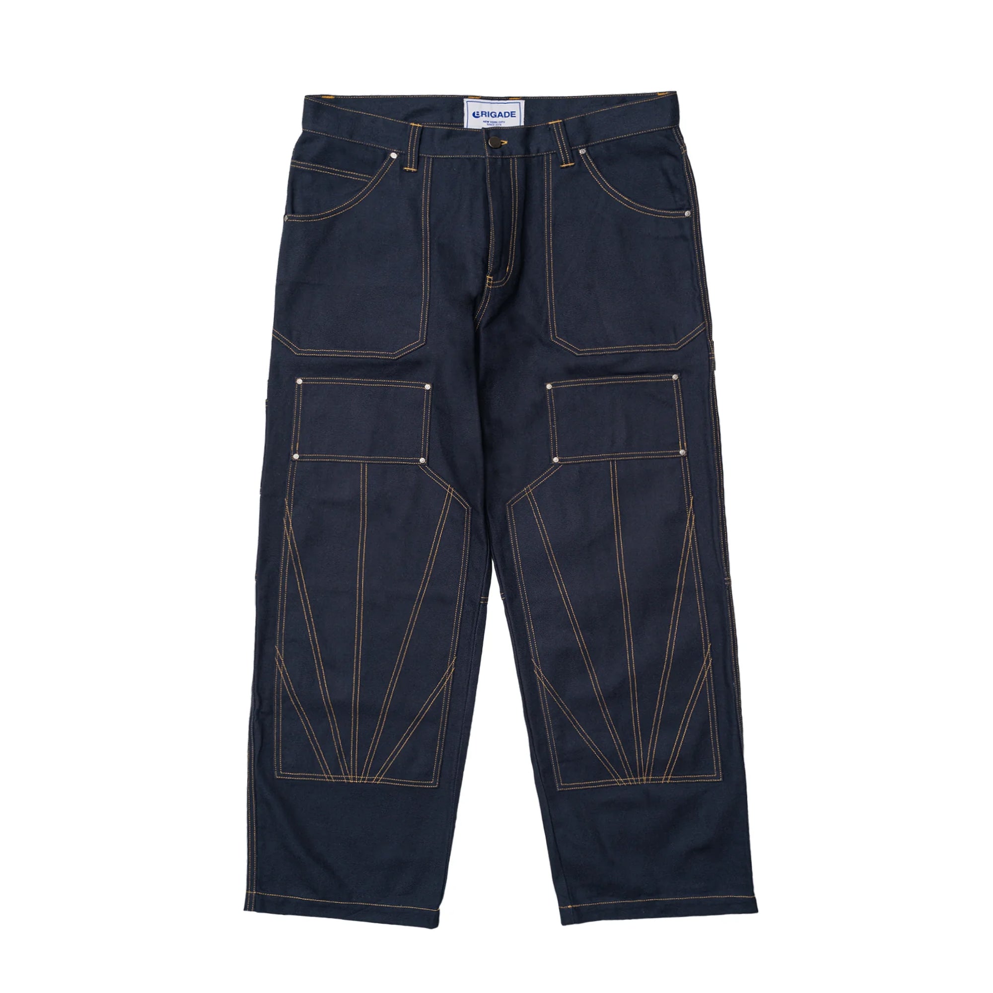 Brigade Mens Canvas Quilted Double Knee Carpenter Pants – Extra Butter