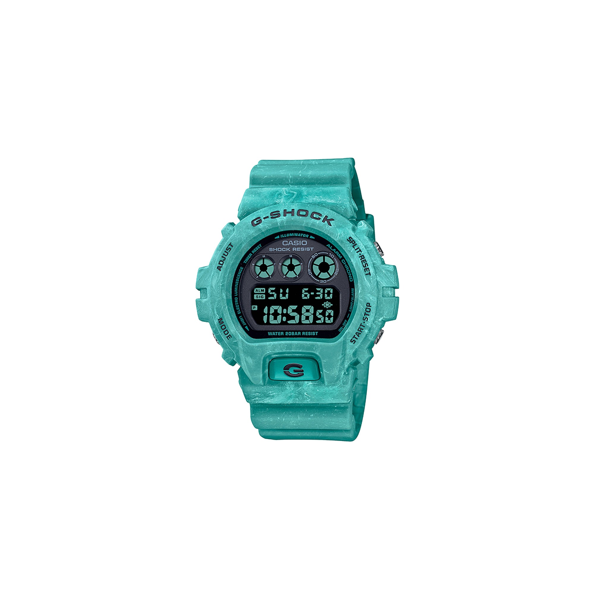 G-Shock Mens Limited Edition Smokey Sea Face Watch 'Teal'