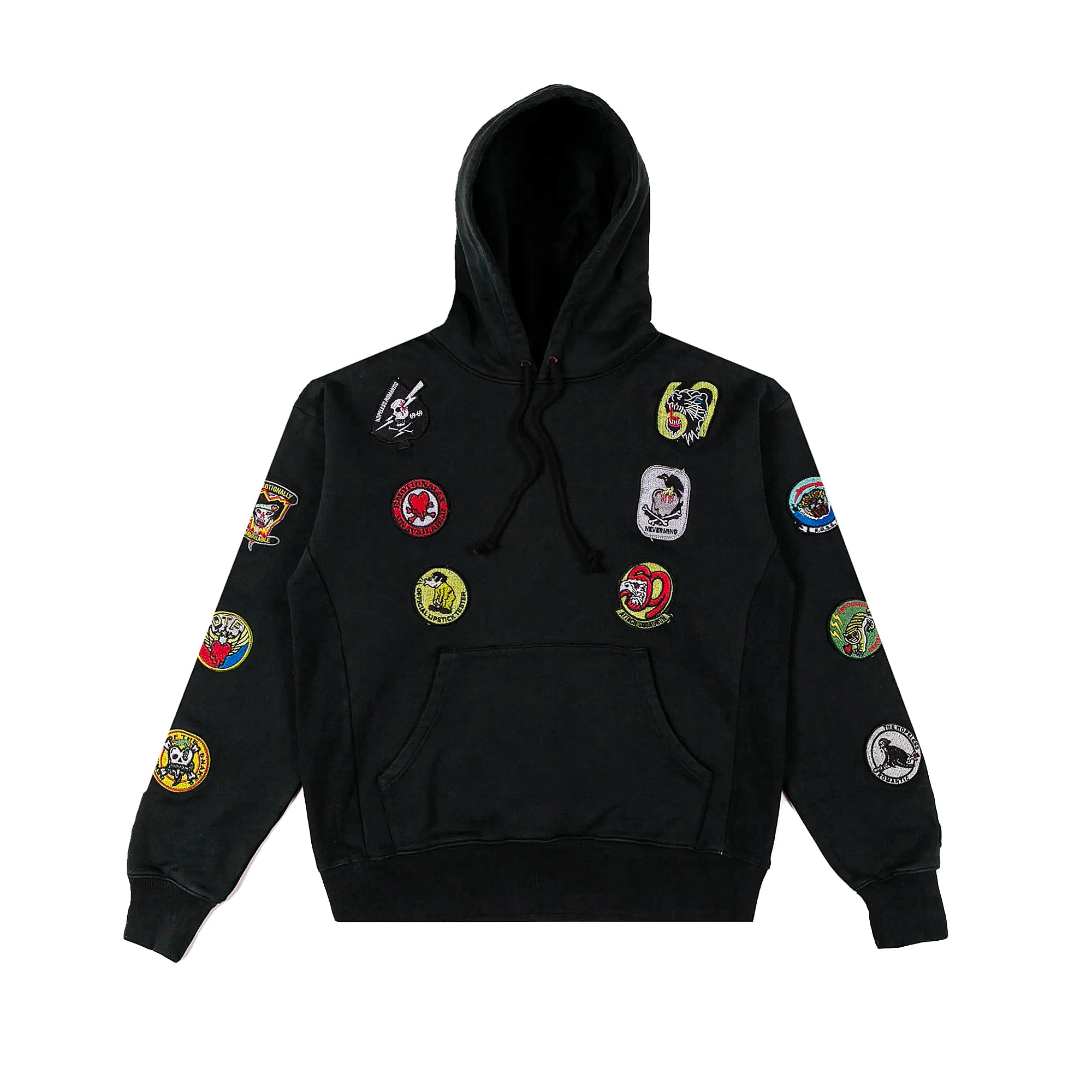 EMOTIONALLY UNAVAILABLE ナイロンジャケット Emotionally Unavailable Mens Patches Hoodie – Extra Butter