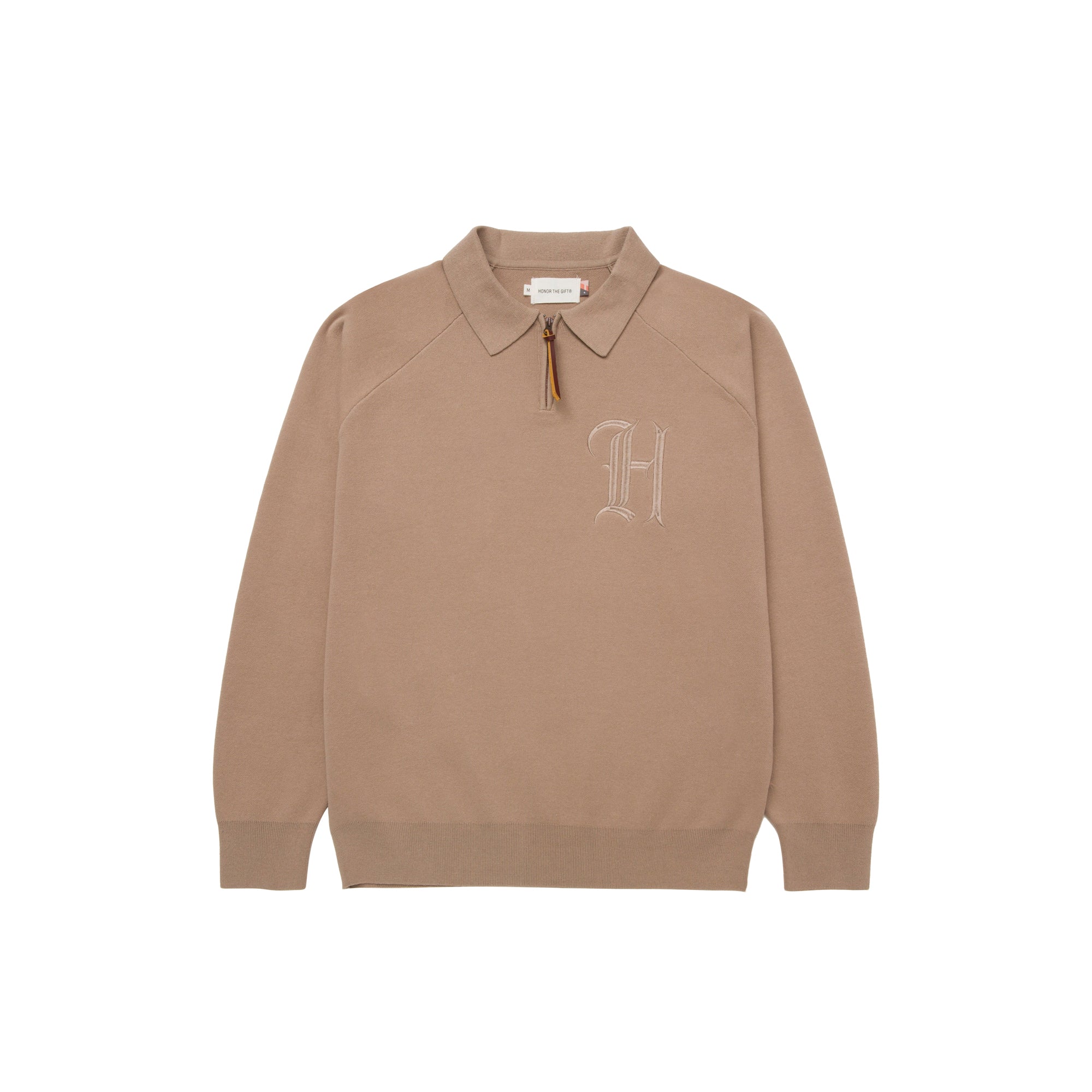 Half Zip Polo Sweatshirt