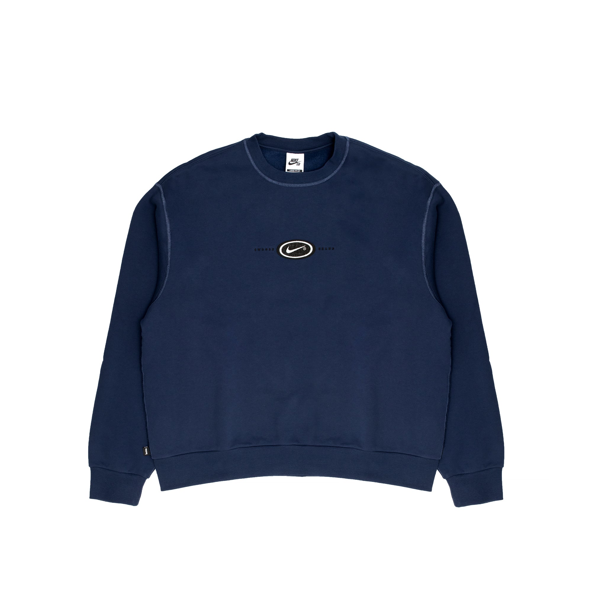 Chloé ネイビー トレーナー Nike SB Mens FLC Koston Crewneck – Extra Butter
