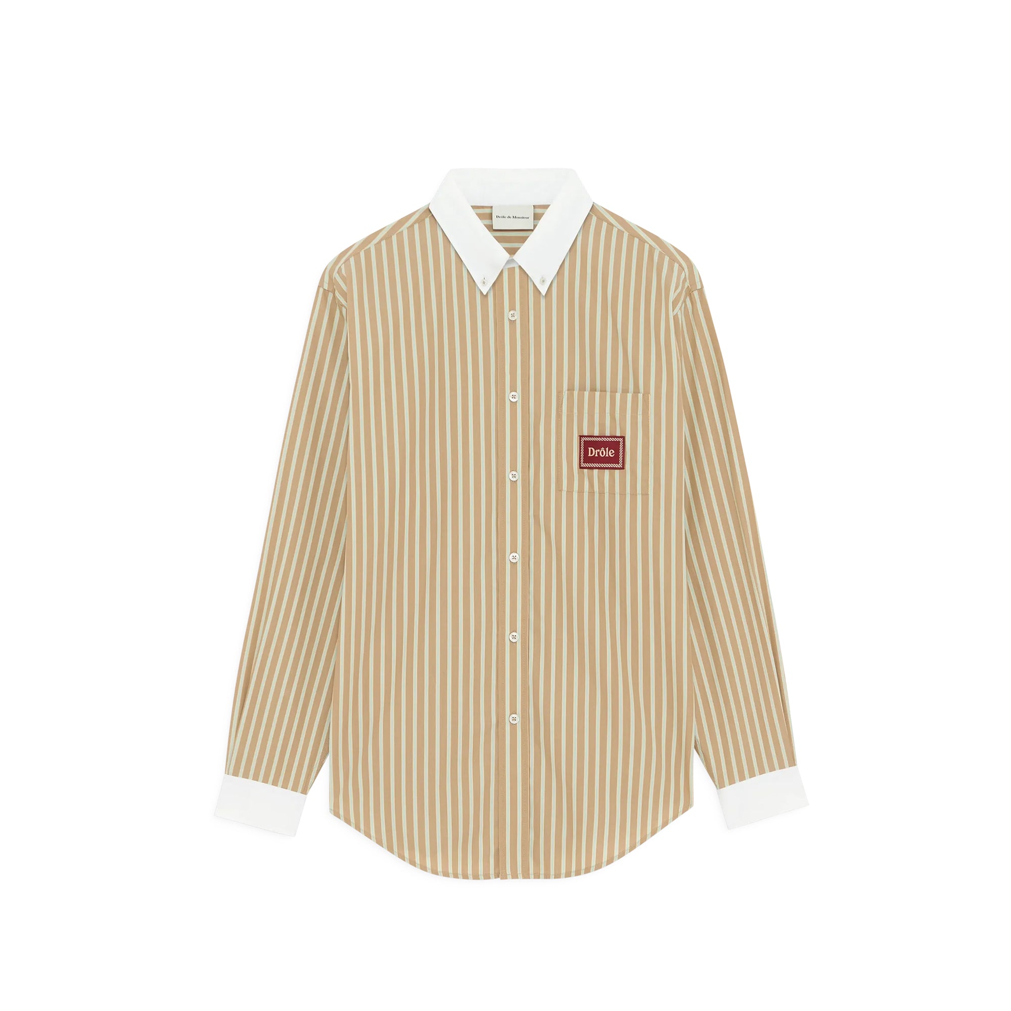 Drole de Monsieur Mens La Chemise Pinstripes Shirt XL Drole de Monsieur Mens La Chemise Pinstripes Shirt XL