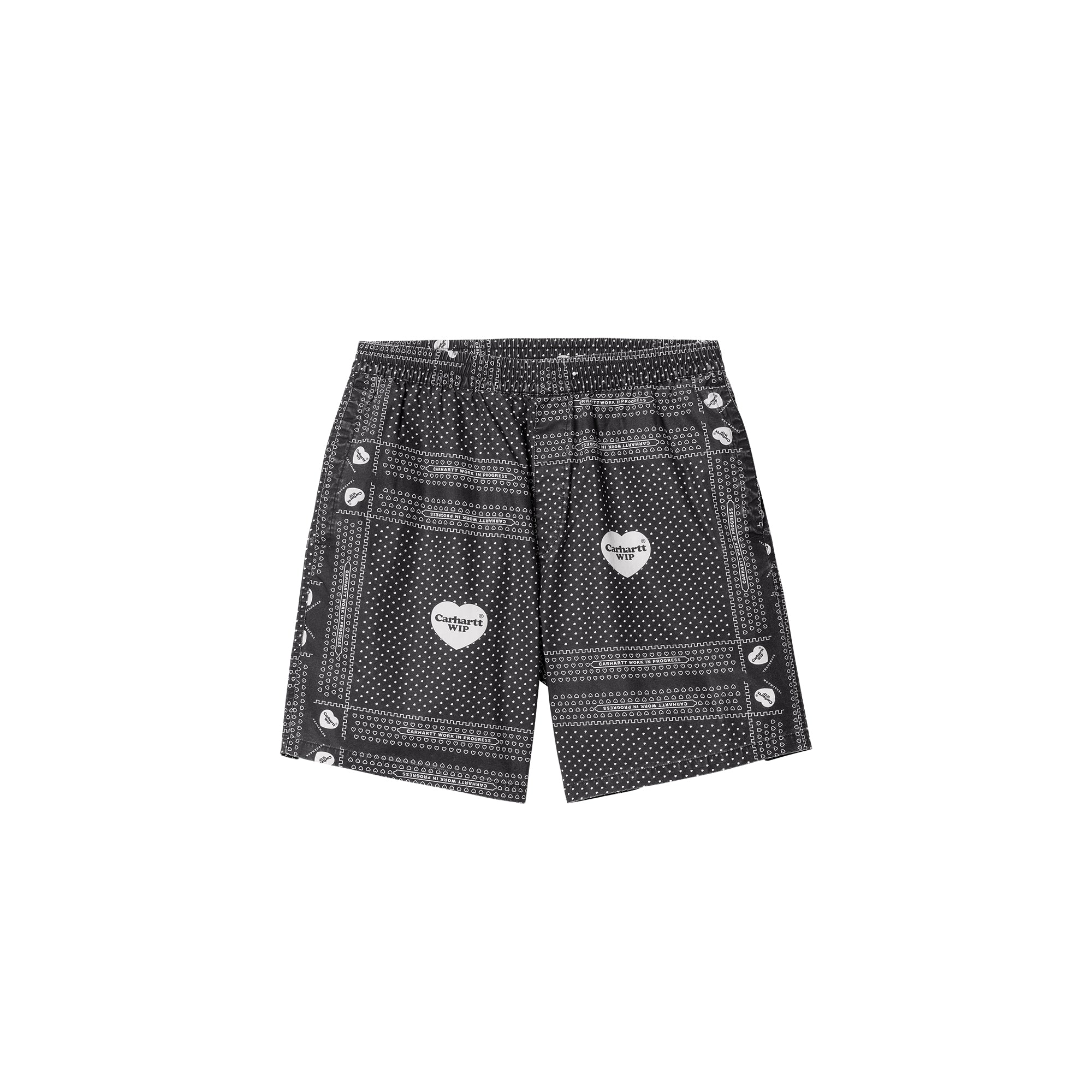 Carhartt WIP Mens Heart Bandana Shorts – Extra Butter
