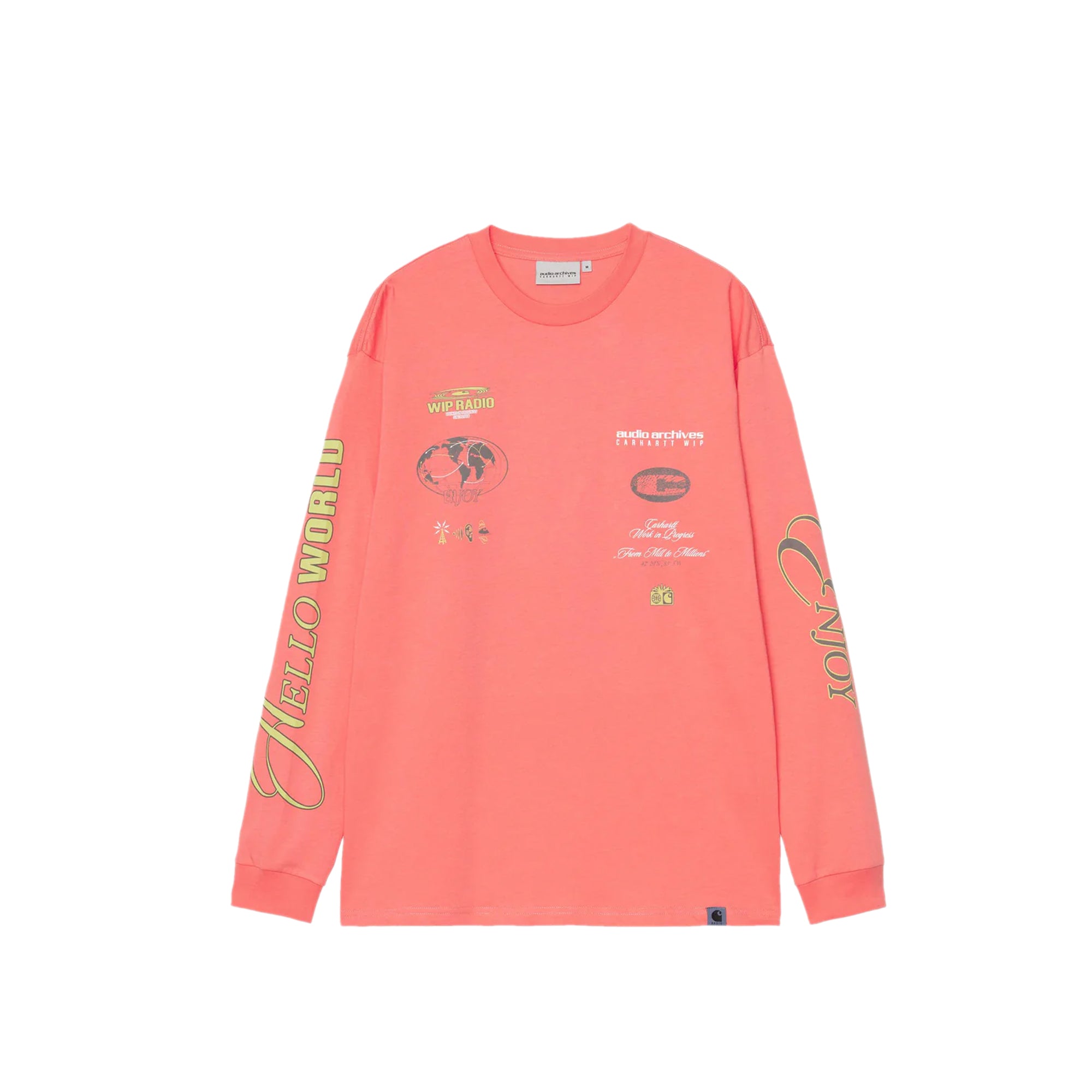 Carhartt WIP x Audio Archives Mens Longsleeve Tee – Extra Butter