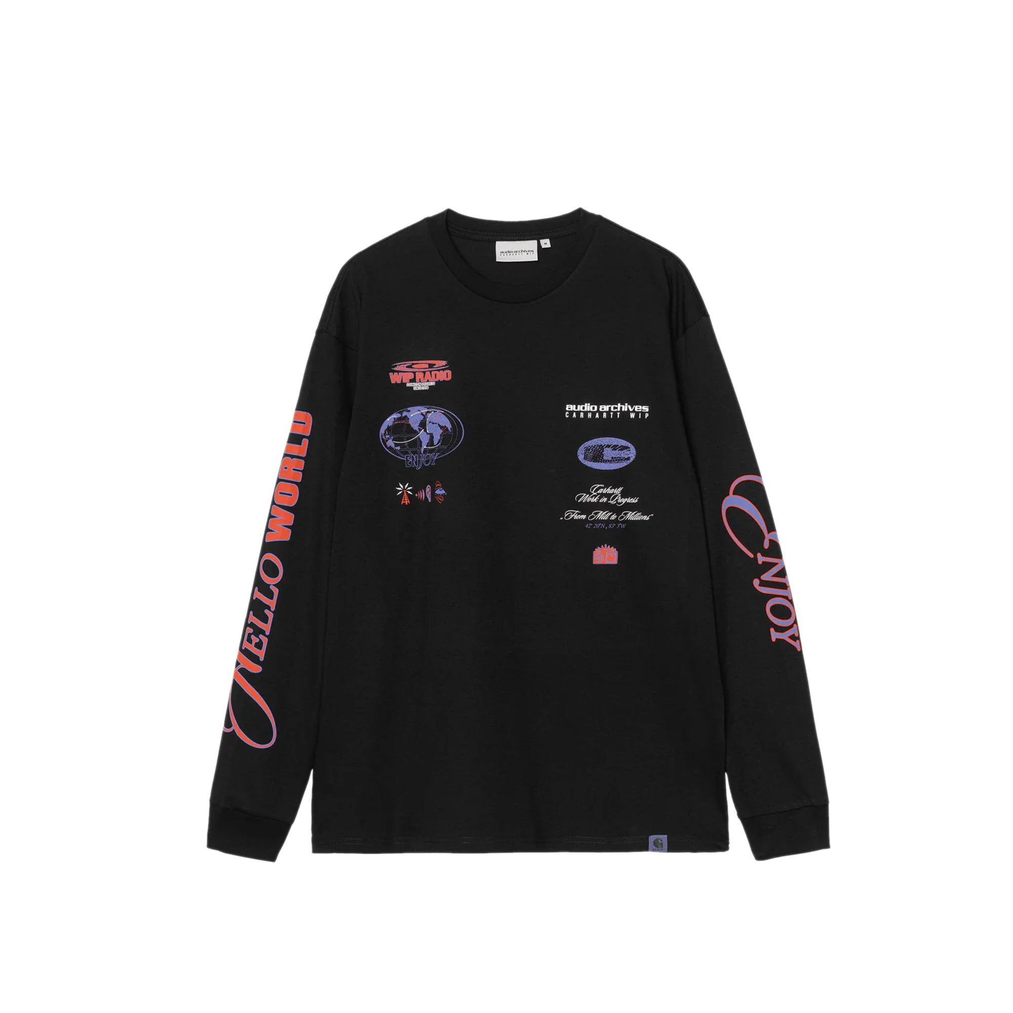 Carhartt WIP x Audio Archives Mens Longsleeve Tee – Extra Butter