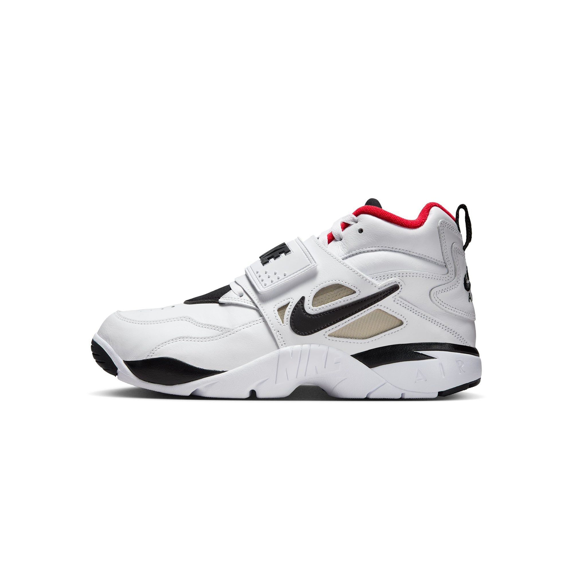 Nike Diamond Turf  Proto 92 White Black Red High-Top Strap Sneaker Nike Air Diamond Turf Proto 92  main image 4