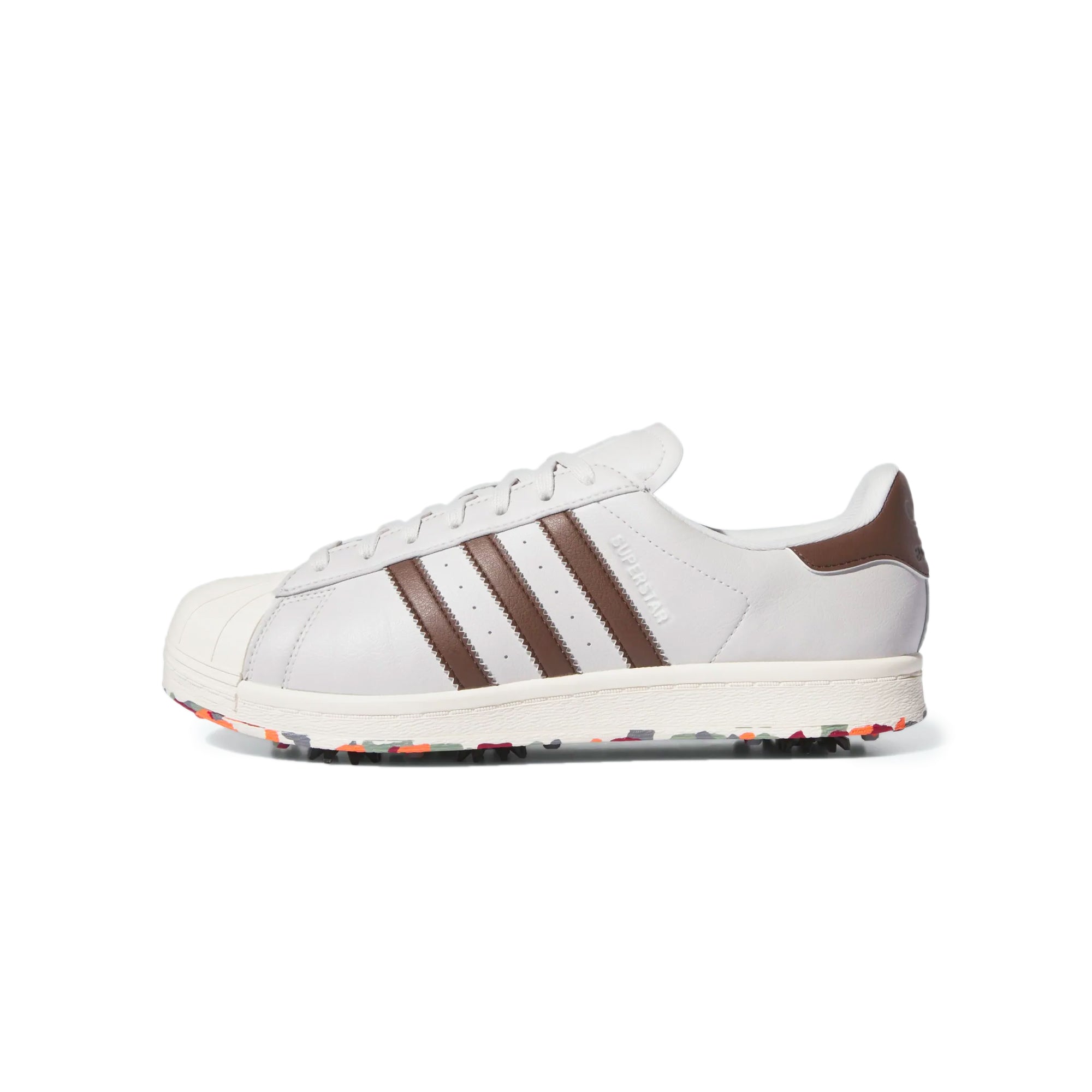 Adidas Mens Superstar Golf Shoes Extra Butter Adidas Mens Superstar Golf Shoes Extra Butter