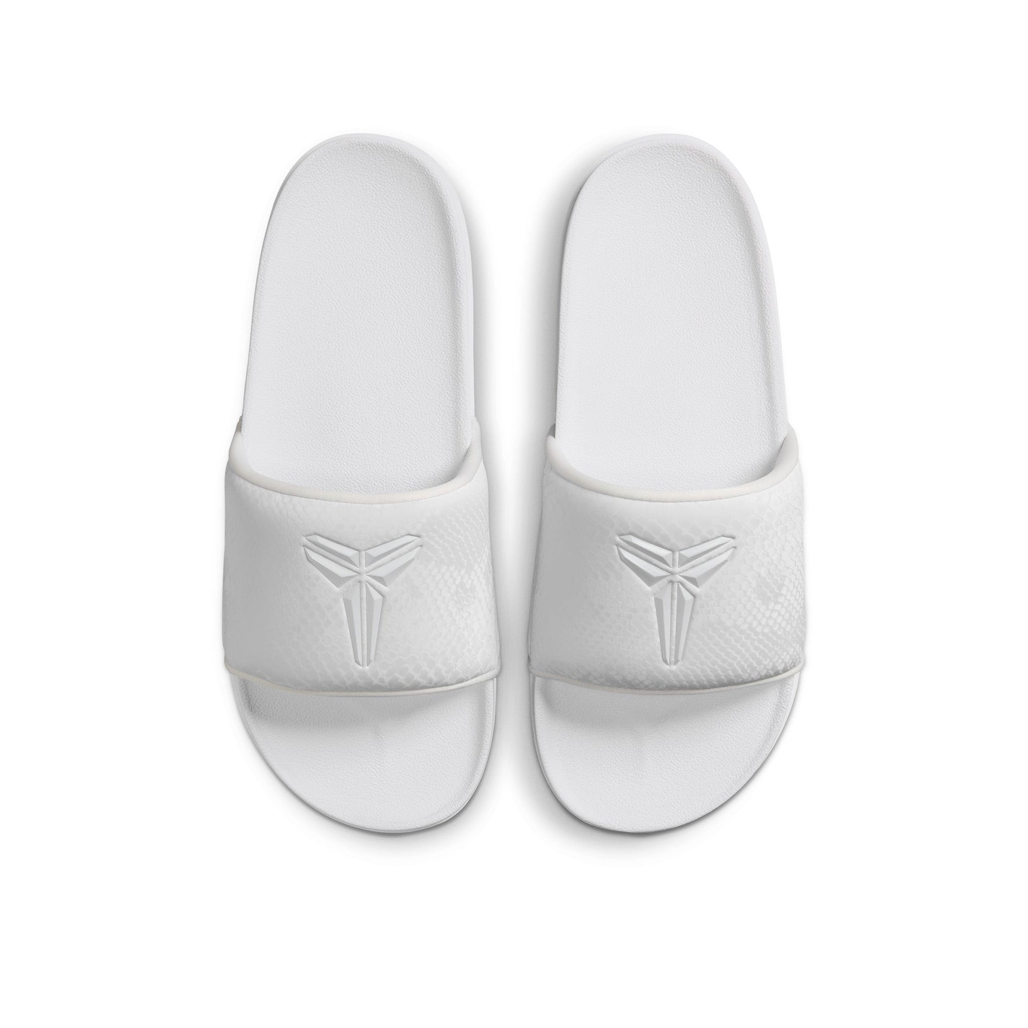 mens nike slides white