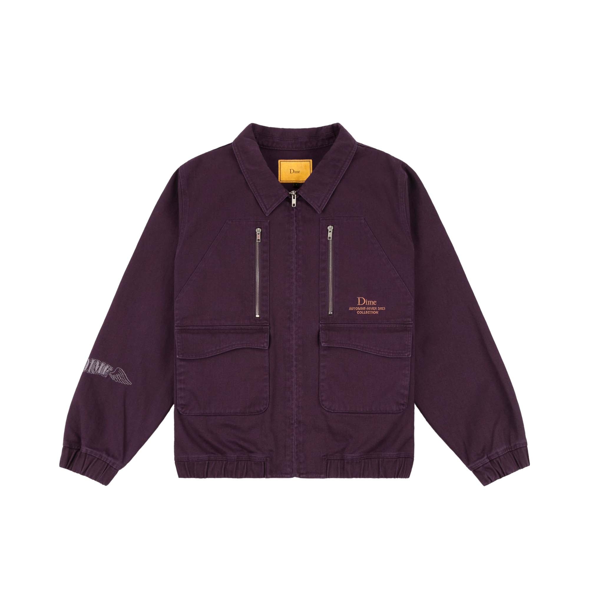 DIME TOM BOMBER JACKET PLUM-