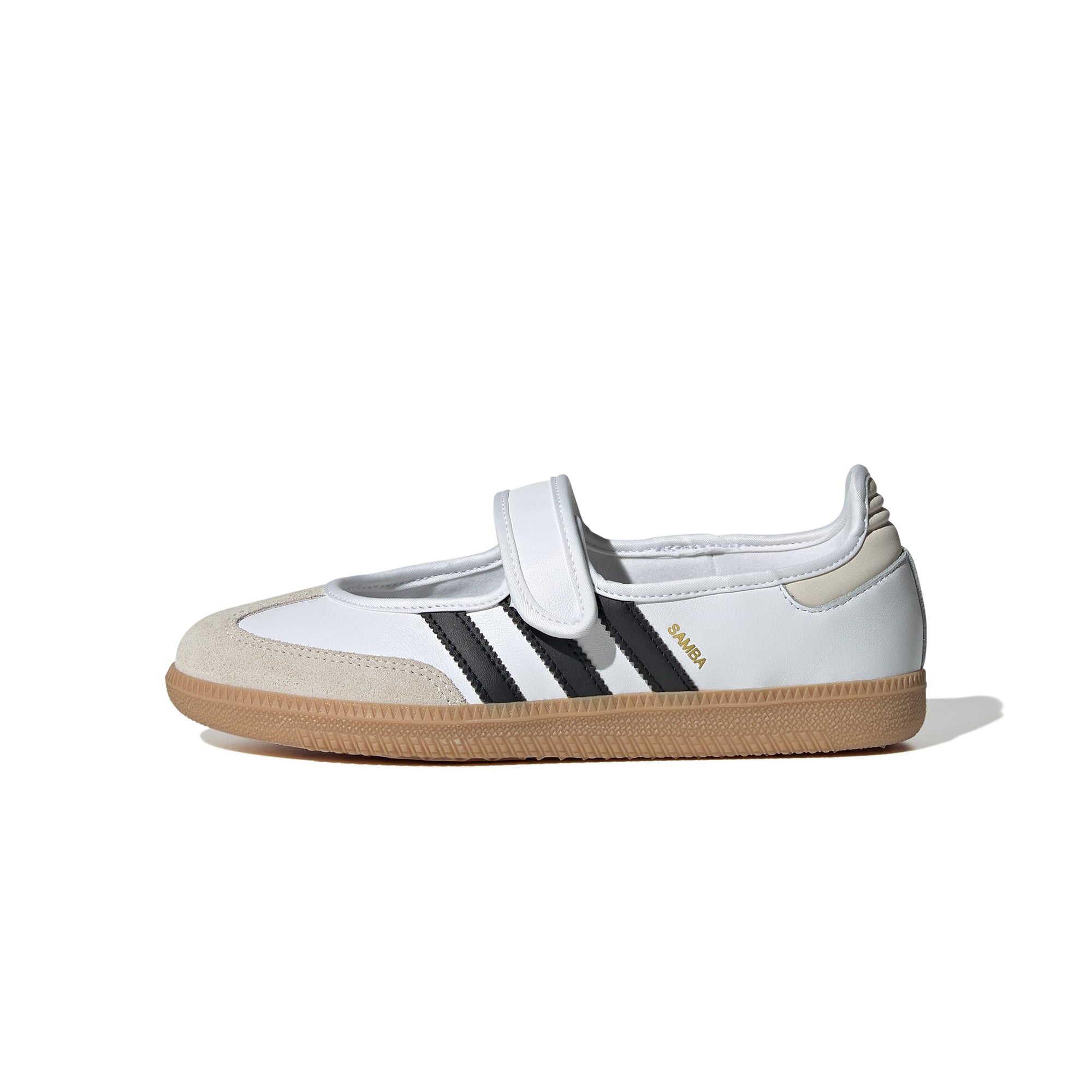 adidas Women's Samba Jane - White - 5 / White/Alumina/Black adidas Women's Samba Jane - White - 5 / White/Alumina/Black