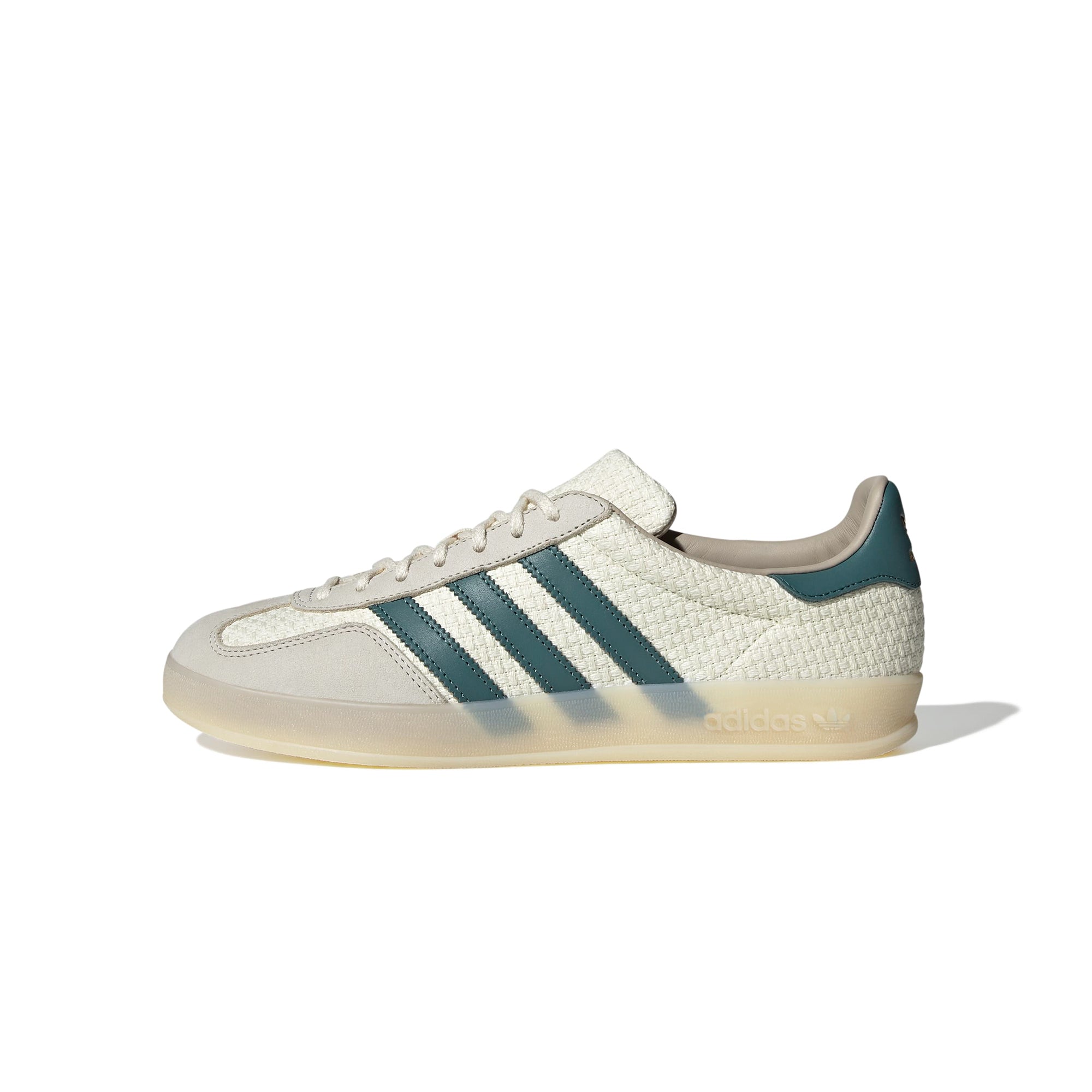adidas gazelle silver green womens GAZELLE INDOOR SNEAKER (MENS) – HIRSHLEIFERS main image 1