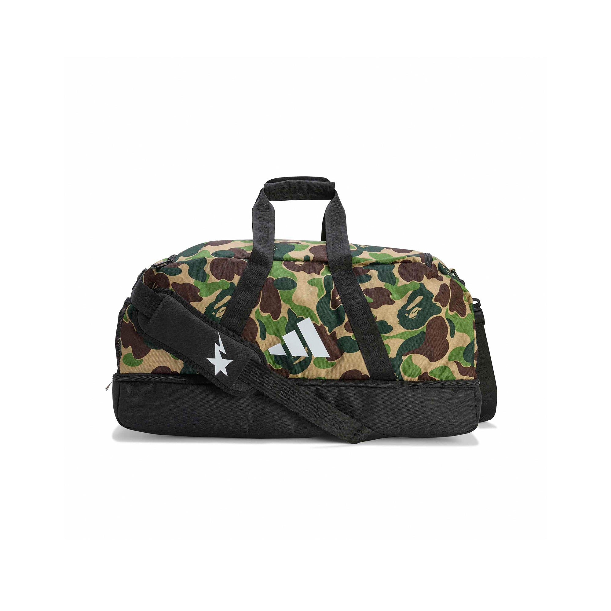 adidas BAPE DUFFLE 　エイプ　アディダス　ダッフルバッグ adidas アディダス ×A BATHING APE BAPE DUFFLE BAG アベイシング