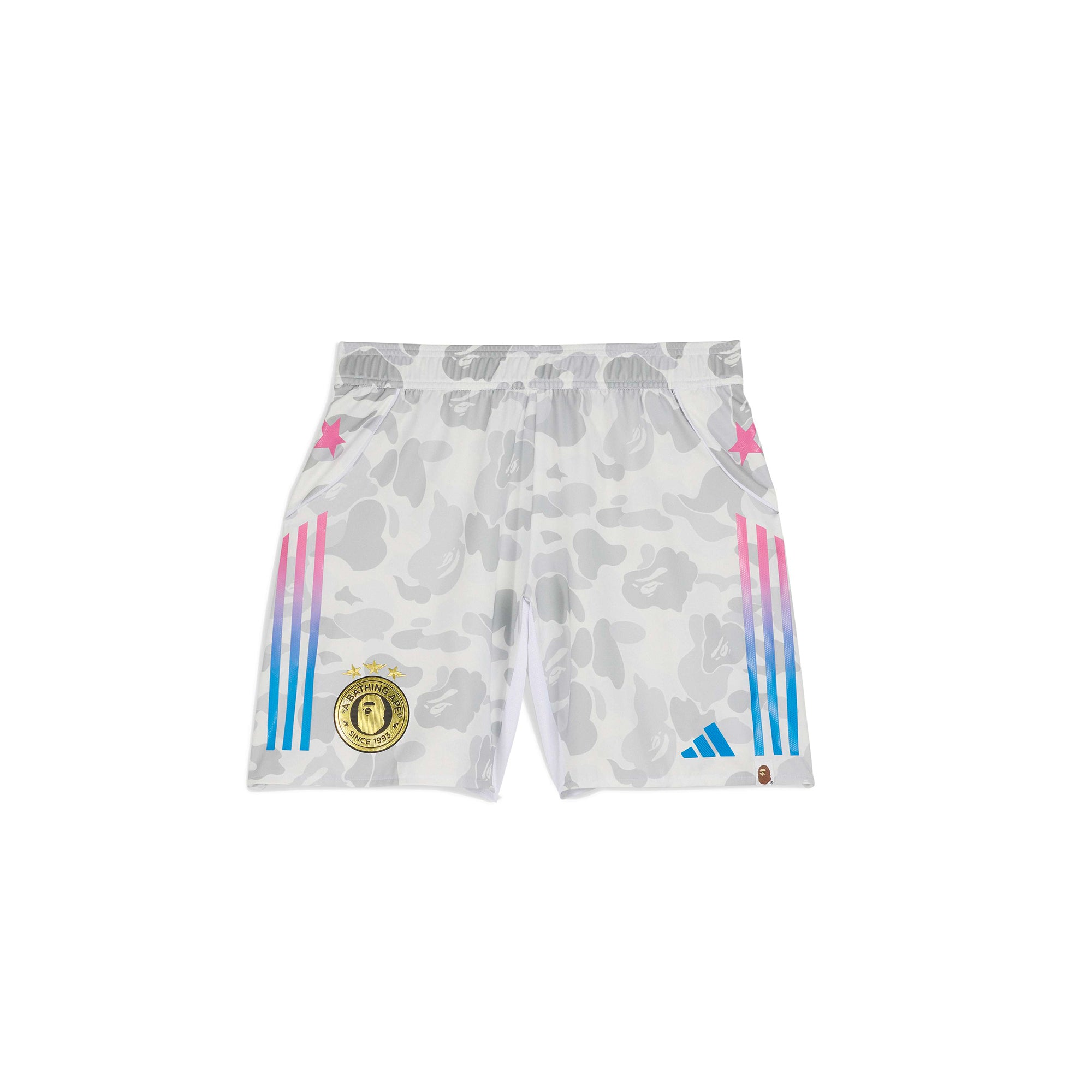 完売品【 BAPE X ADIDAS 】FB SHORTS ベイプ アディダス Adidas x Bape Mens FB Shorts – Extra Butter