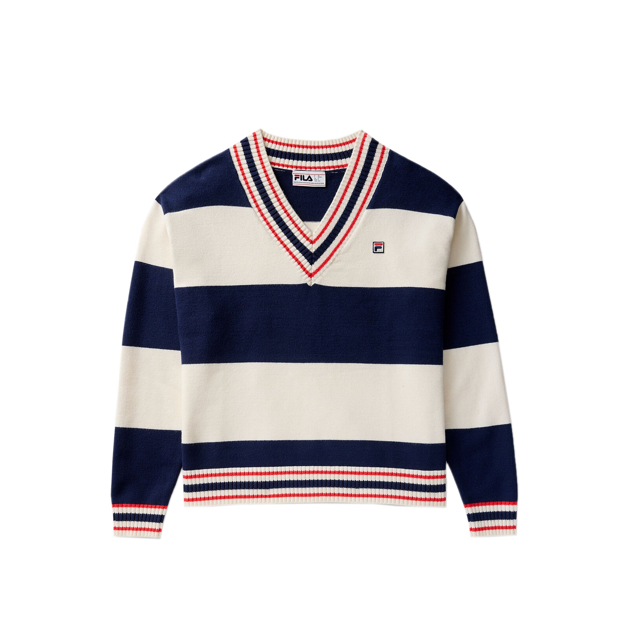 Fila Womens Varsity V-Neck Sweater – Extra Butter