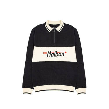 Malbon Golf Mens Rockford 1/4 Zip Sweater