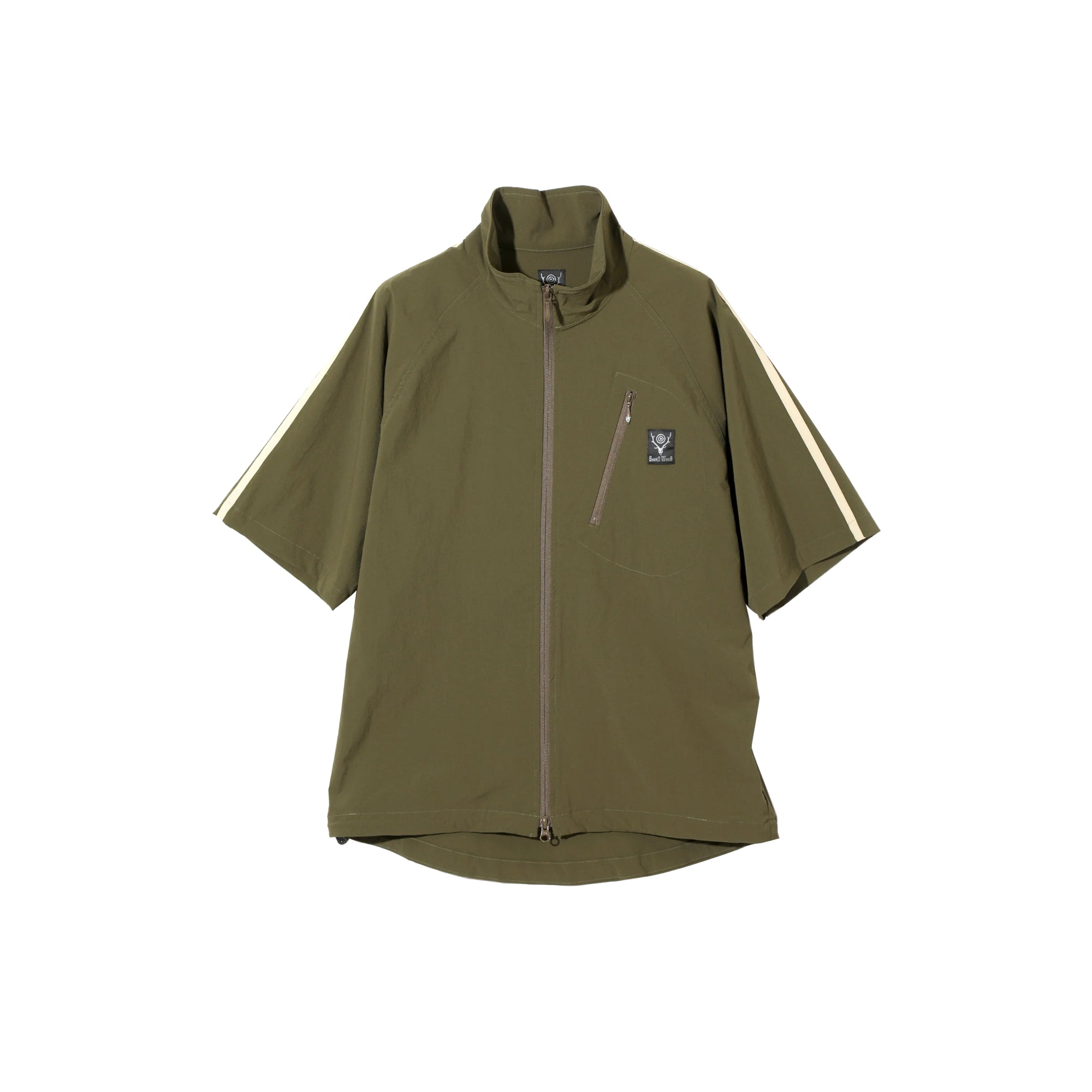South2 West8 Mens Zipped Trail Shirt – Extra Butter