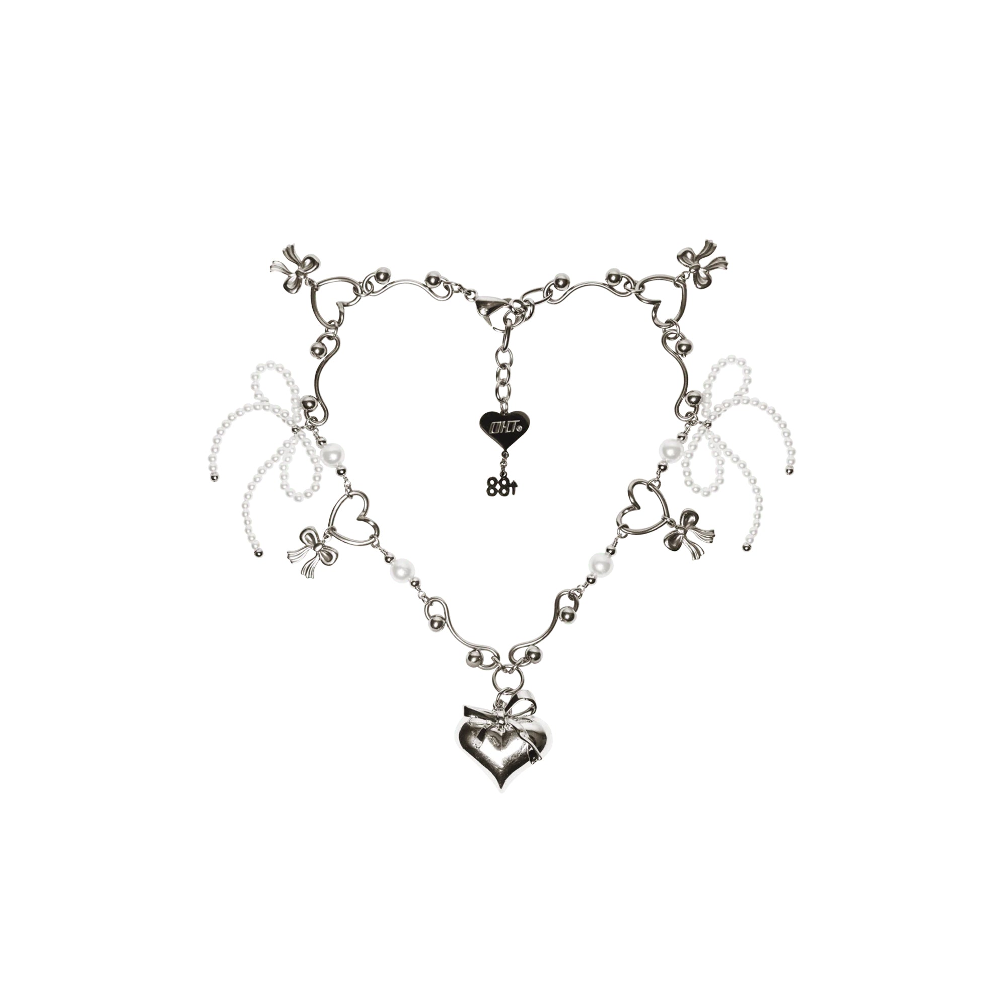 OHT x 88RISING Heart Ribbon Necklace – Extra Butter
