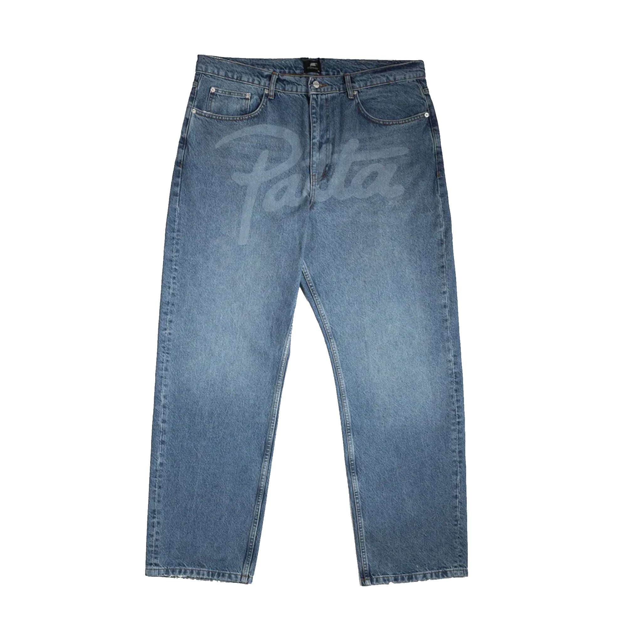 Patta Mens Laserprint Whiskers Denim Pants – Extra Butter
