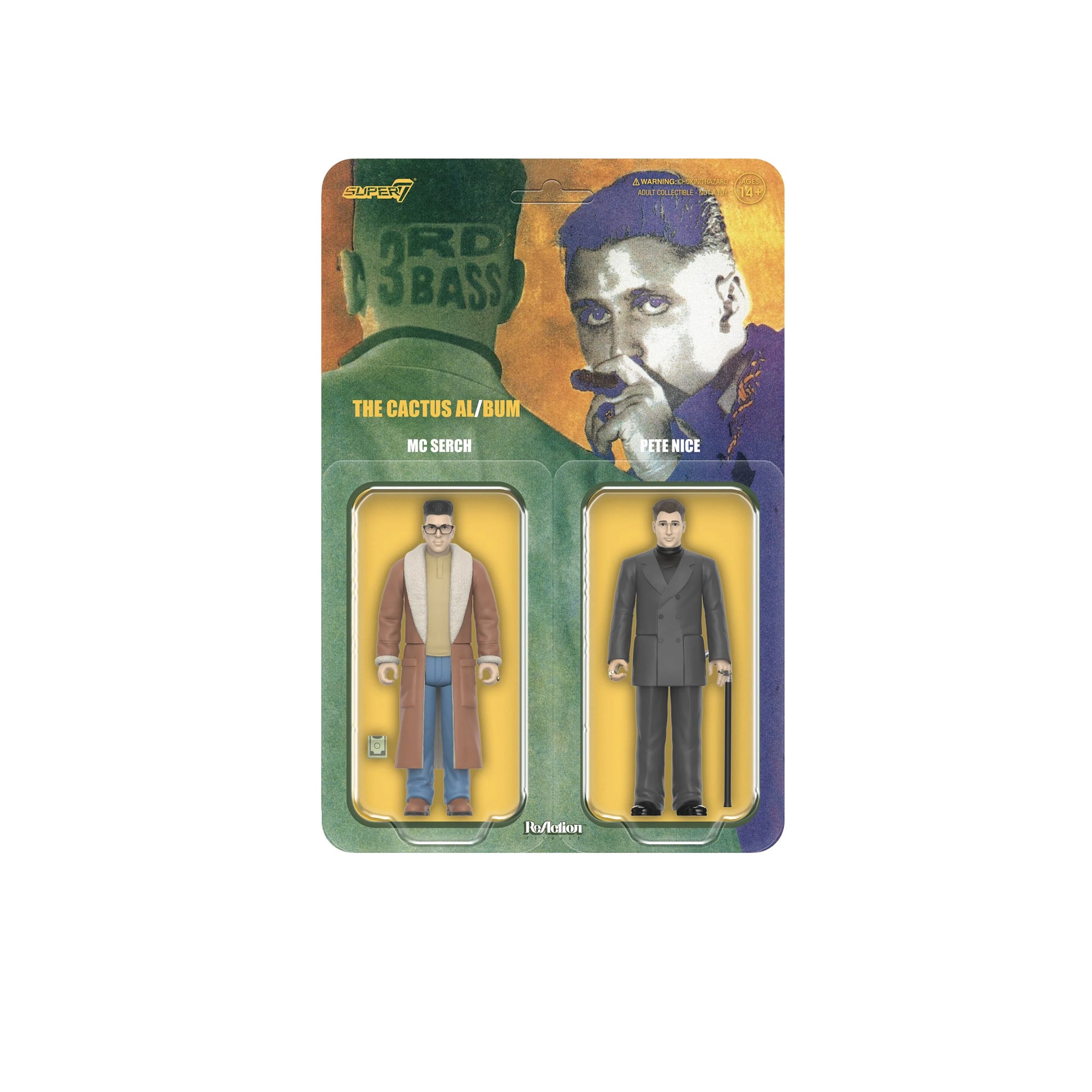 Super7 3rd Bass Reaction Figures - 3rd Bass (2 Pack) OS – Extra Butter