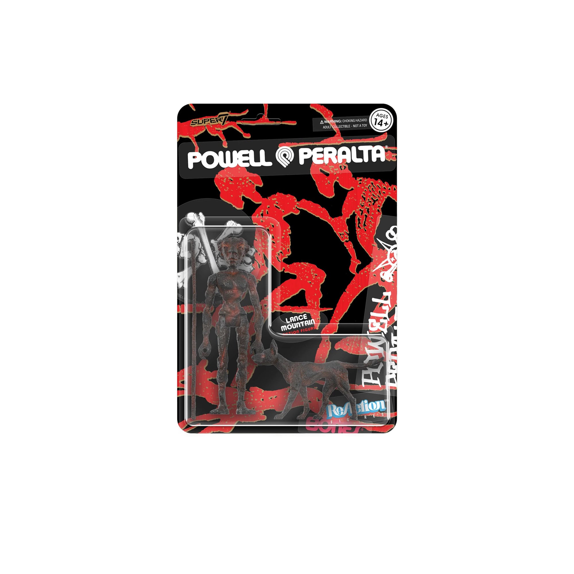 Super7 Powell-Peralta ReAction Figures Wave 3 Lance Mountain (Lava