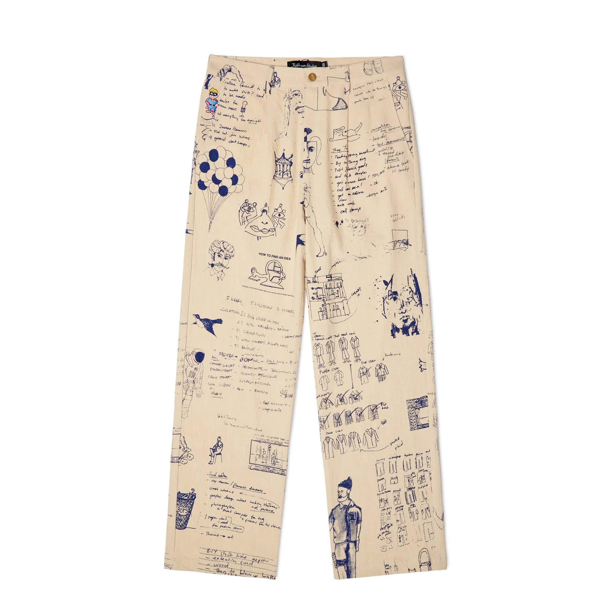 Kidsuper Mens Doodles Denim Pants – Extra Butter