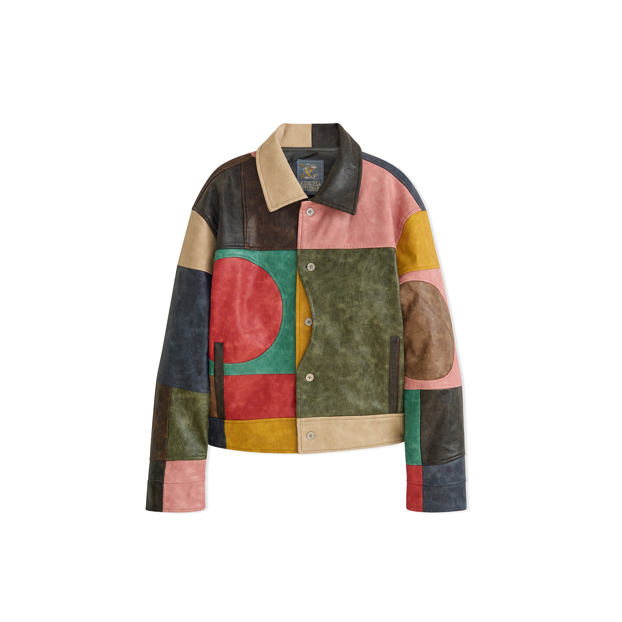 KidSuper Mens Patchwork Leather Jacket – Extra Butter