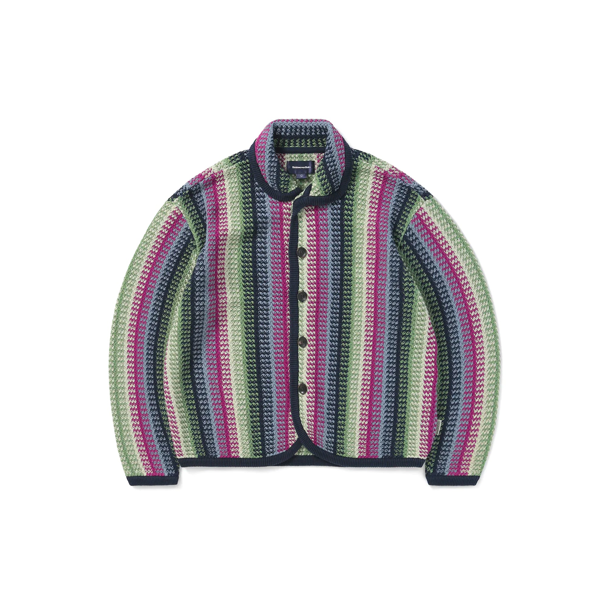 Thisisneverthat Mens Crochet Knit Jacket – Extra Butter