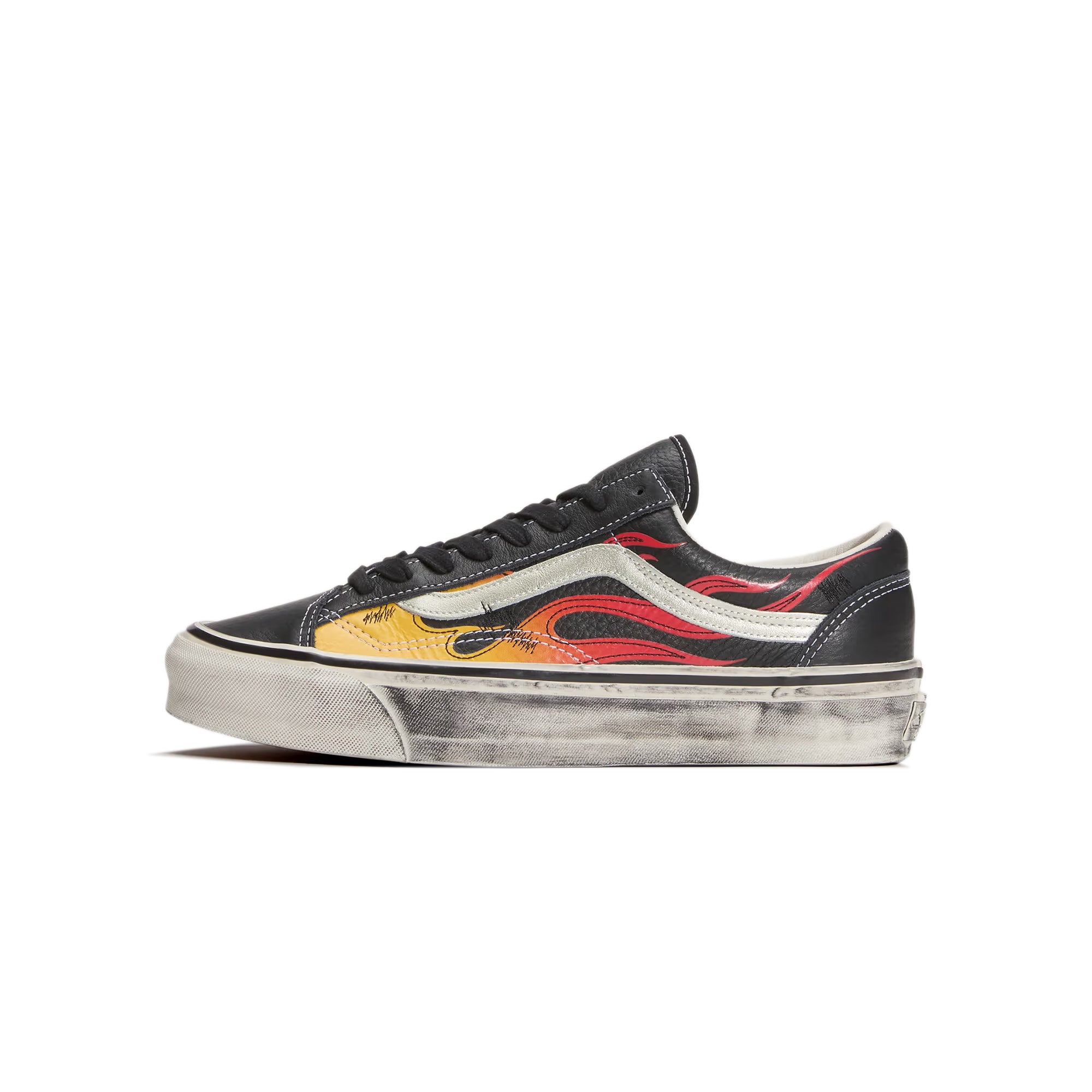 Vans Mens LX Old Skool 36 Archive Flame Shoes Extra Butter Vans Mens LX Old Skool 36 Archive Flame Shoes Extra Butter
