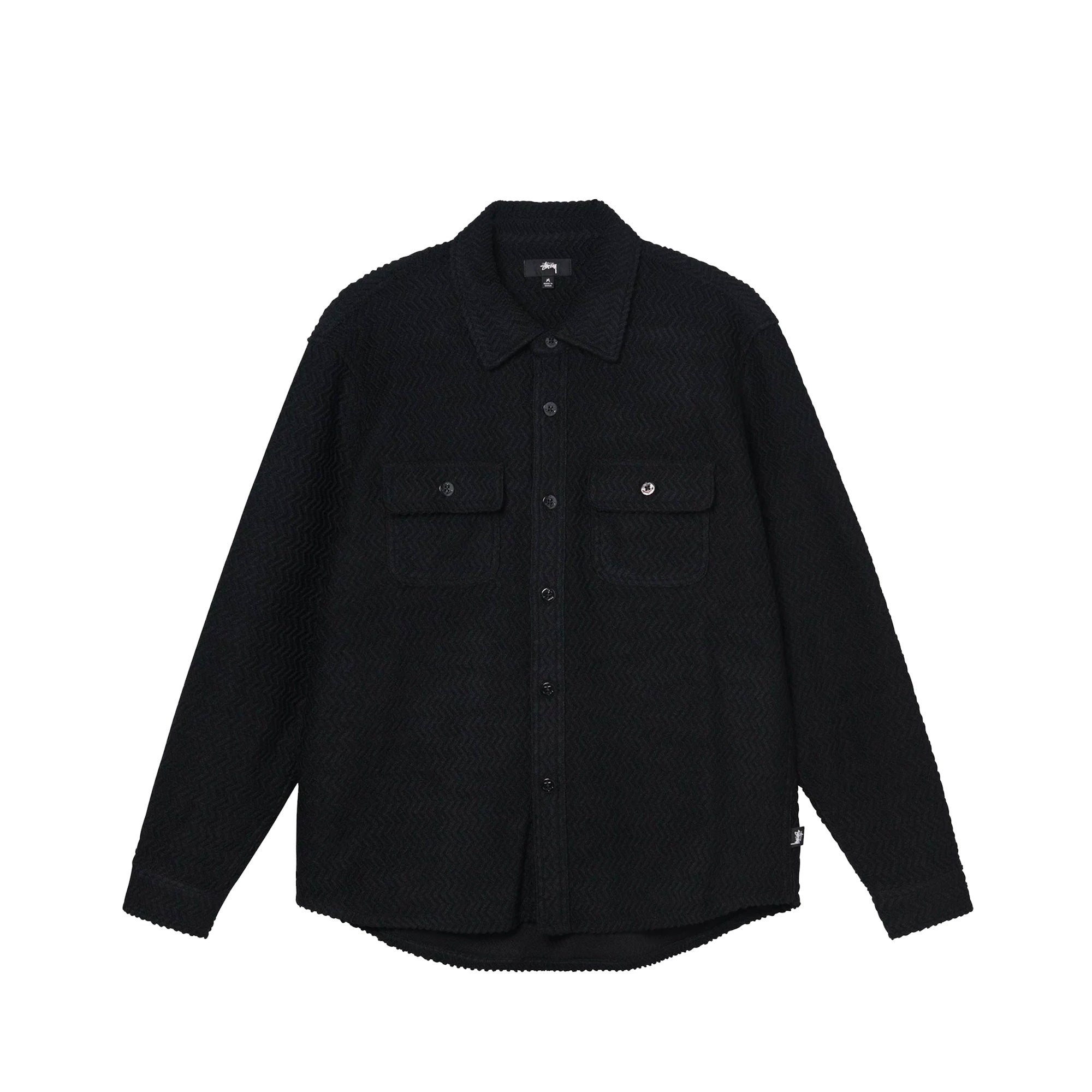 stussy dress shirt Stssy Standard Shirt Purple Stripe