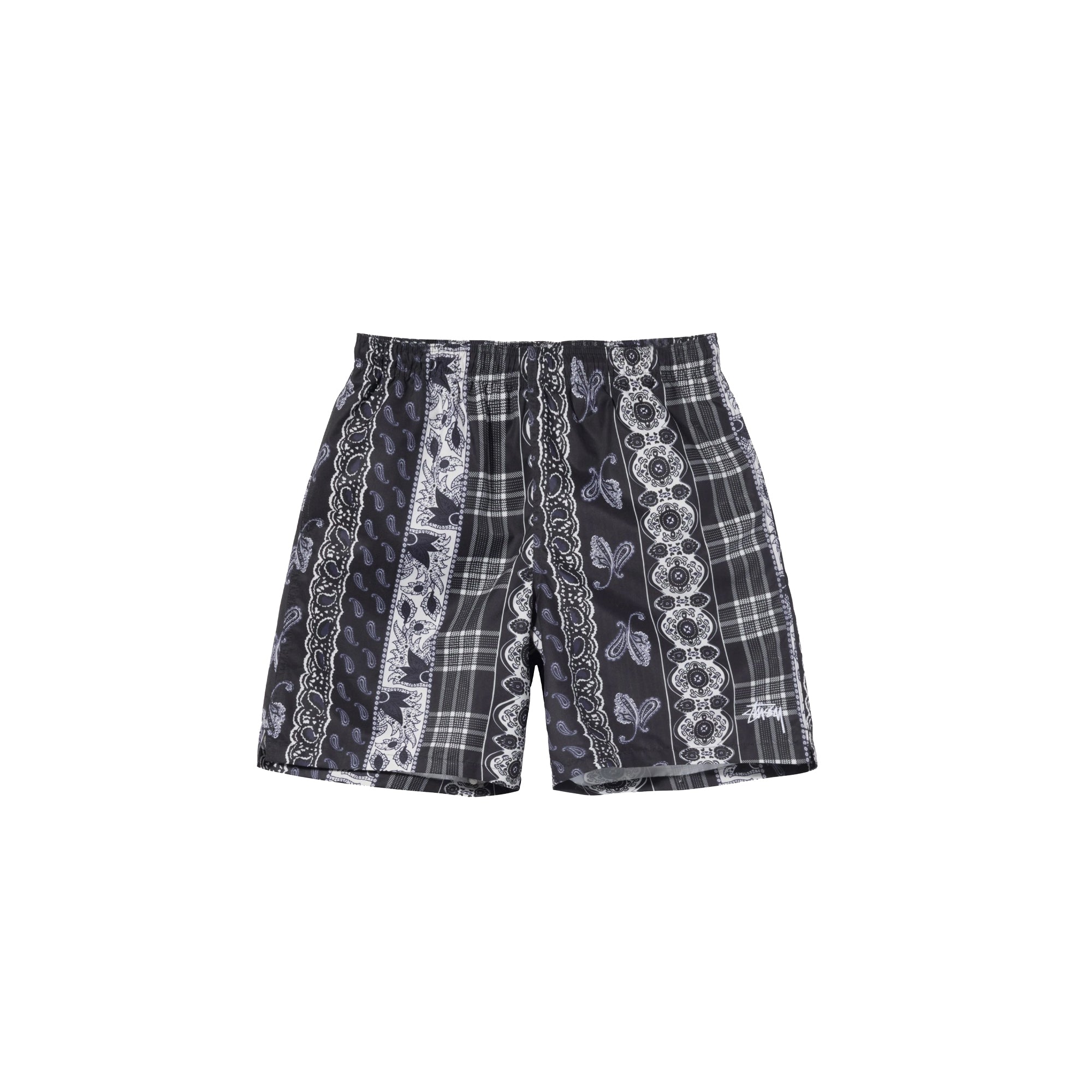 Stussy Mens Paisley Plaid Water Short 'Black' – Extra Butter