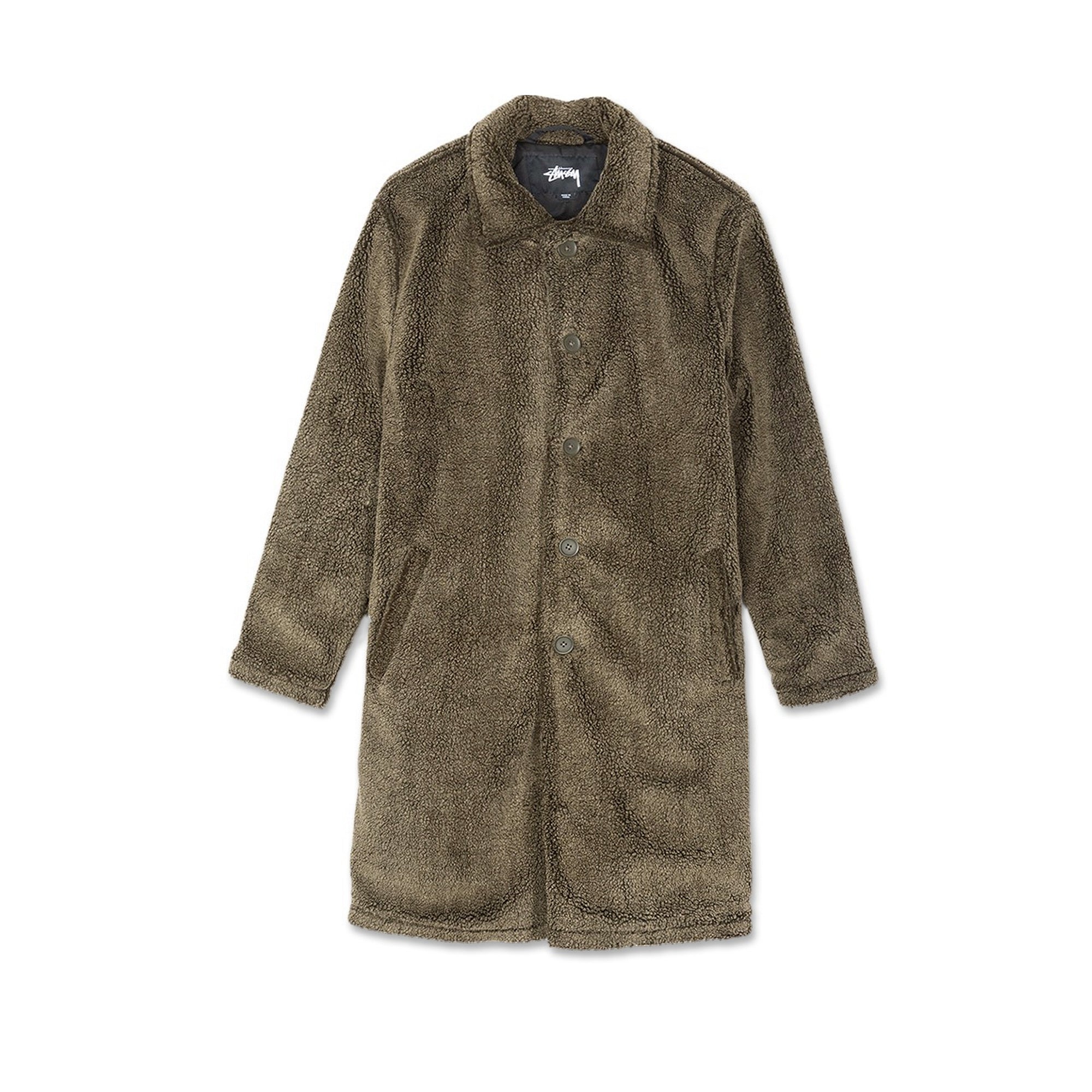 Stussy Men's Sherpa Mac Jacket – Extra Butter - Main Image