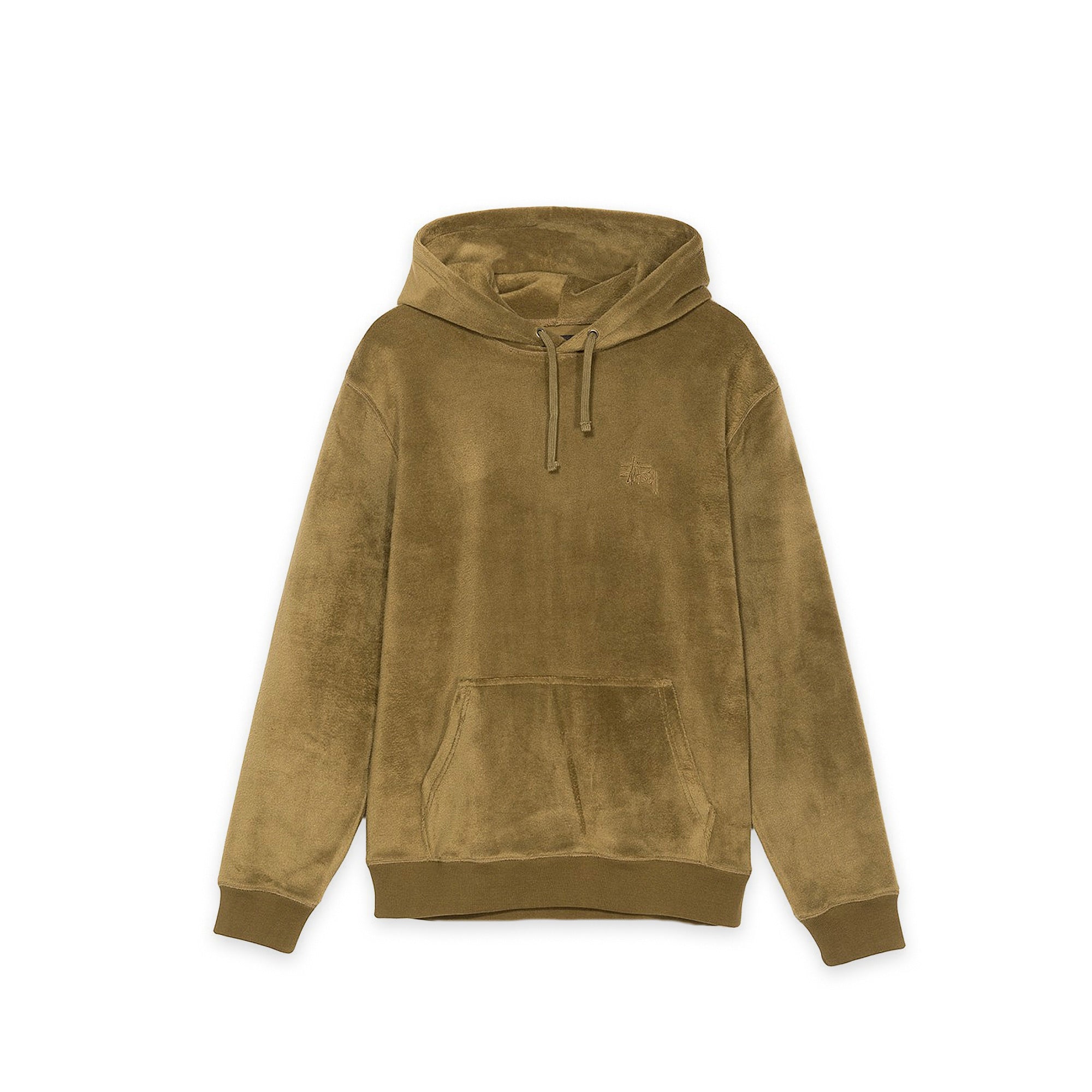 Stussy Mens Pile Fleece Hoodie – Extra Butter - Main Image