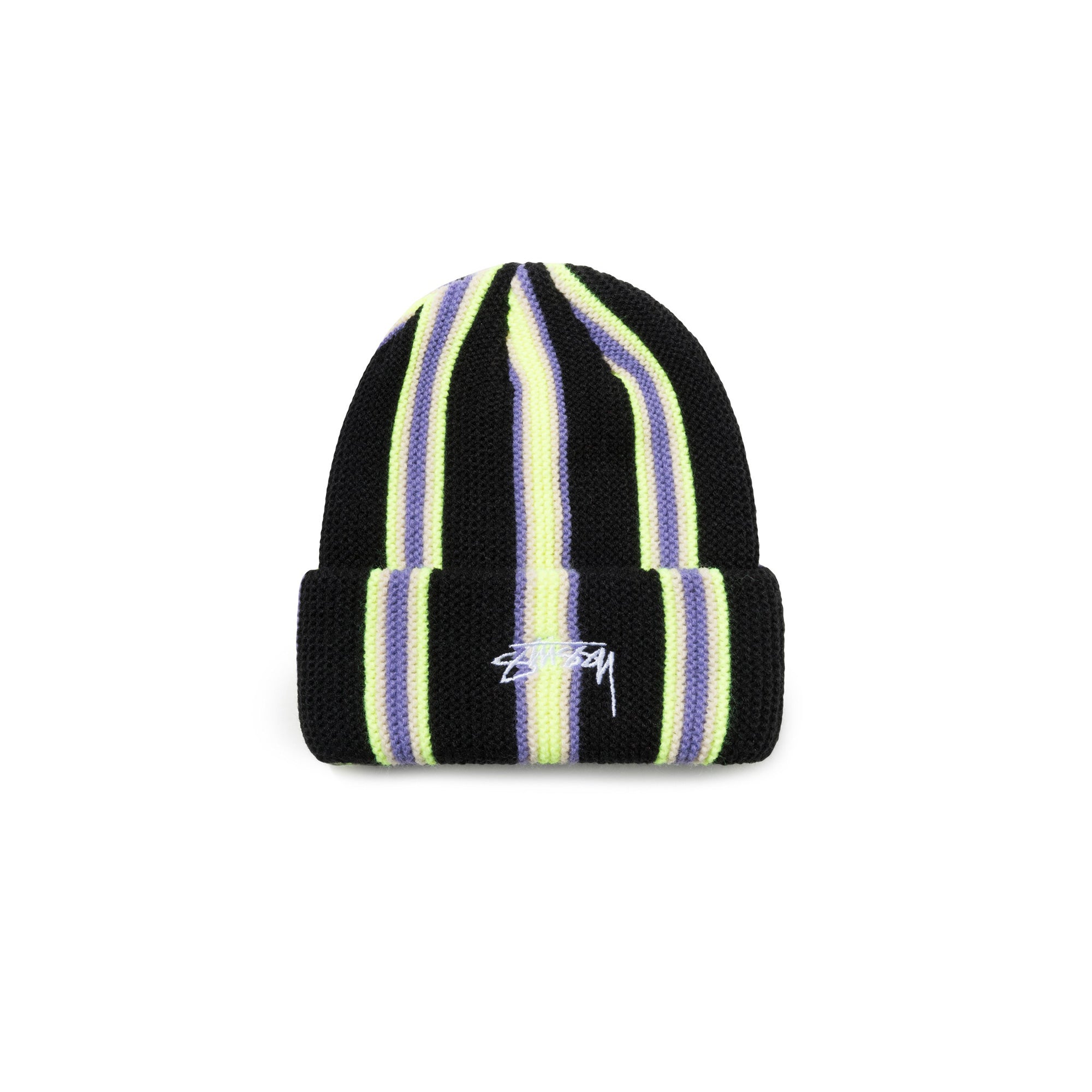 Stussy Vertical Stripe Cuff Beanie [132941]