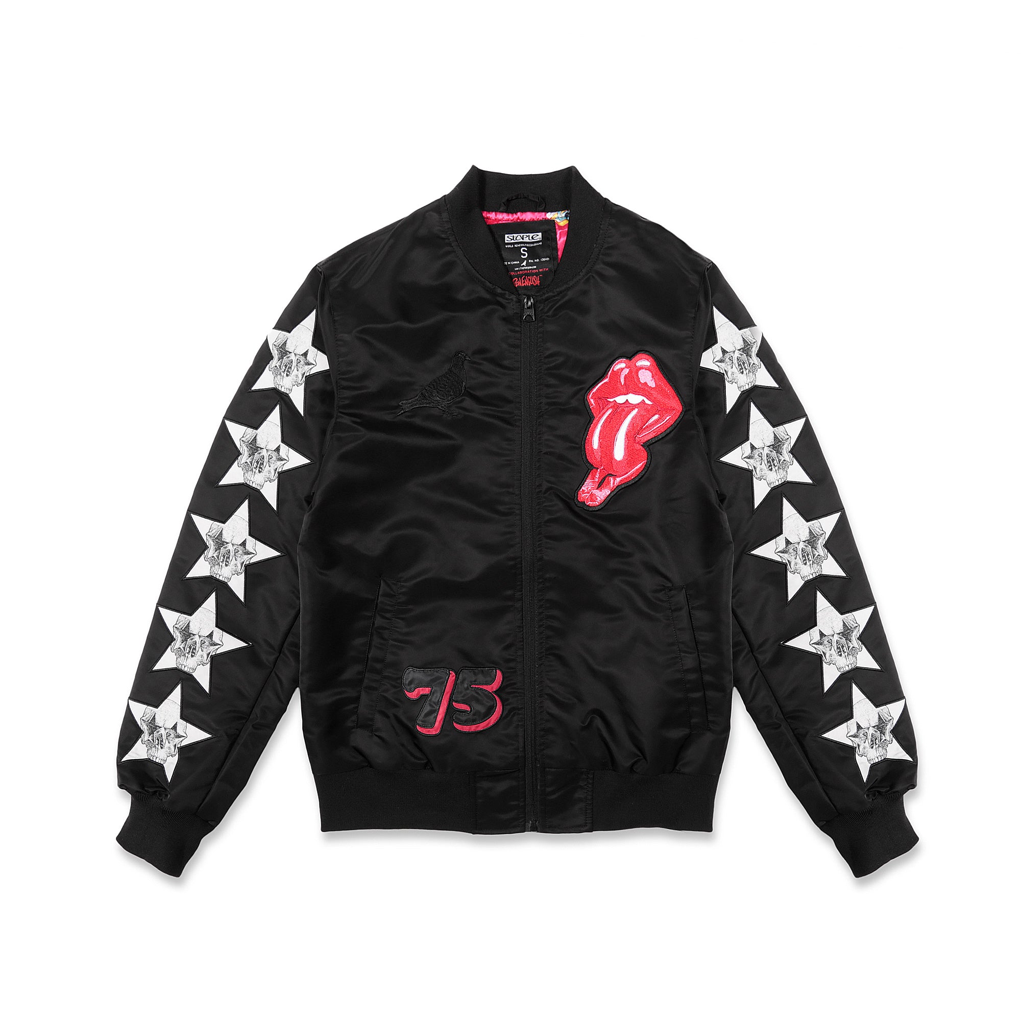 Staple x Ron English Men's Smile Bomber Jacket Black – Extra Butter