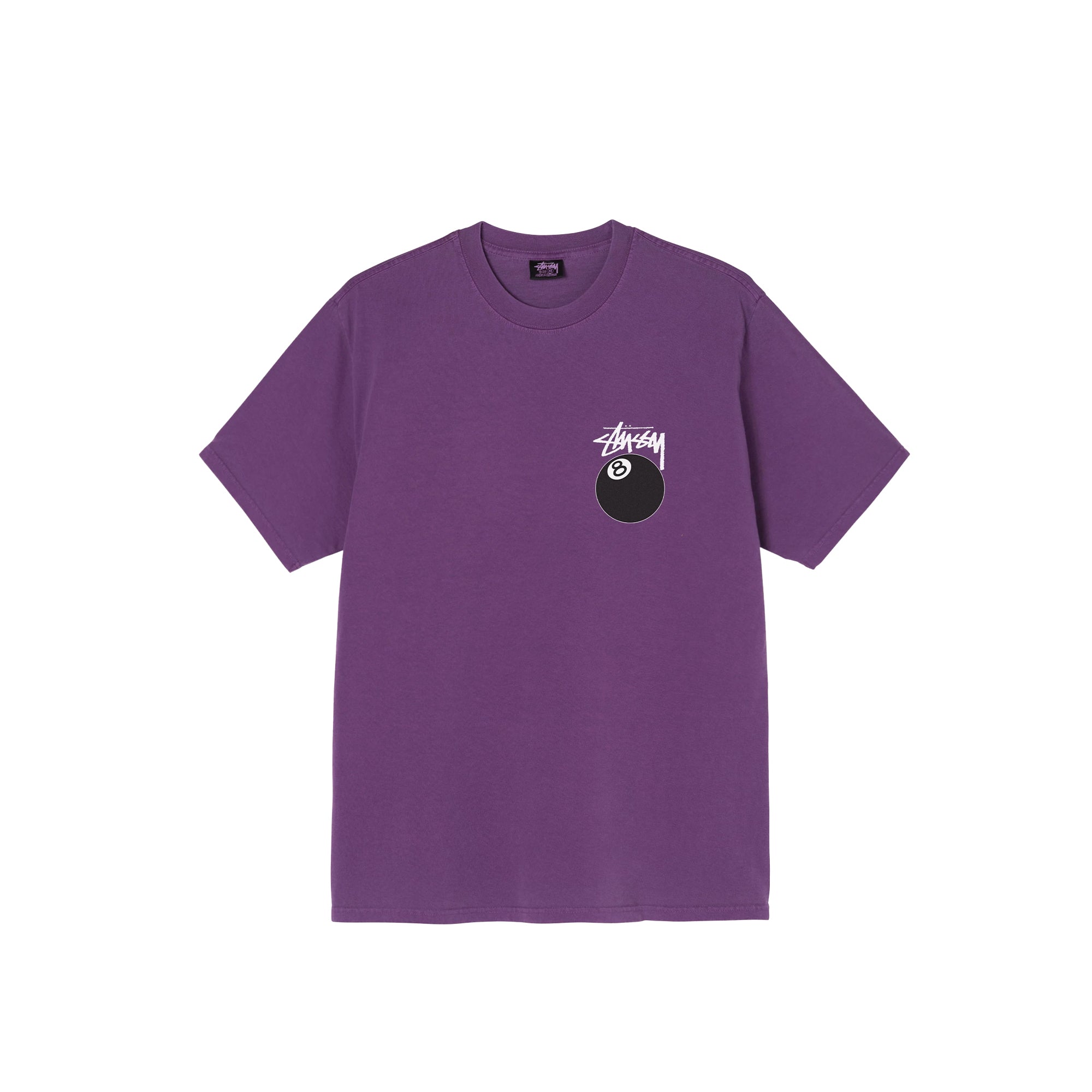 Stussy Mens 8 Ball Pig. Dyed Tee 'Purple' – Extra Butter