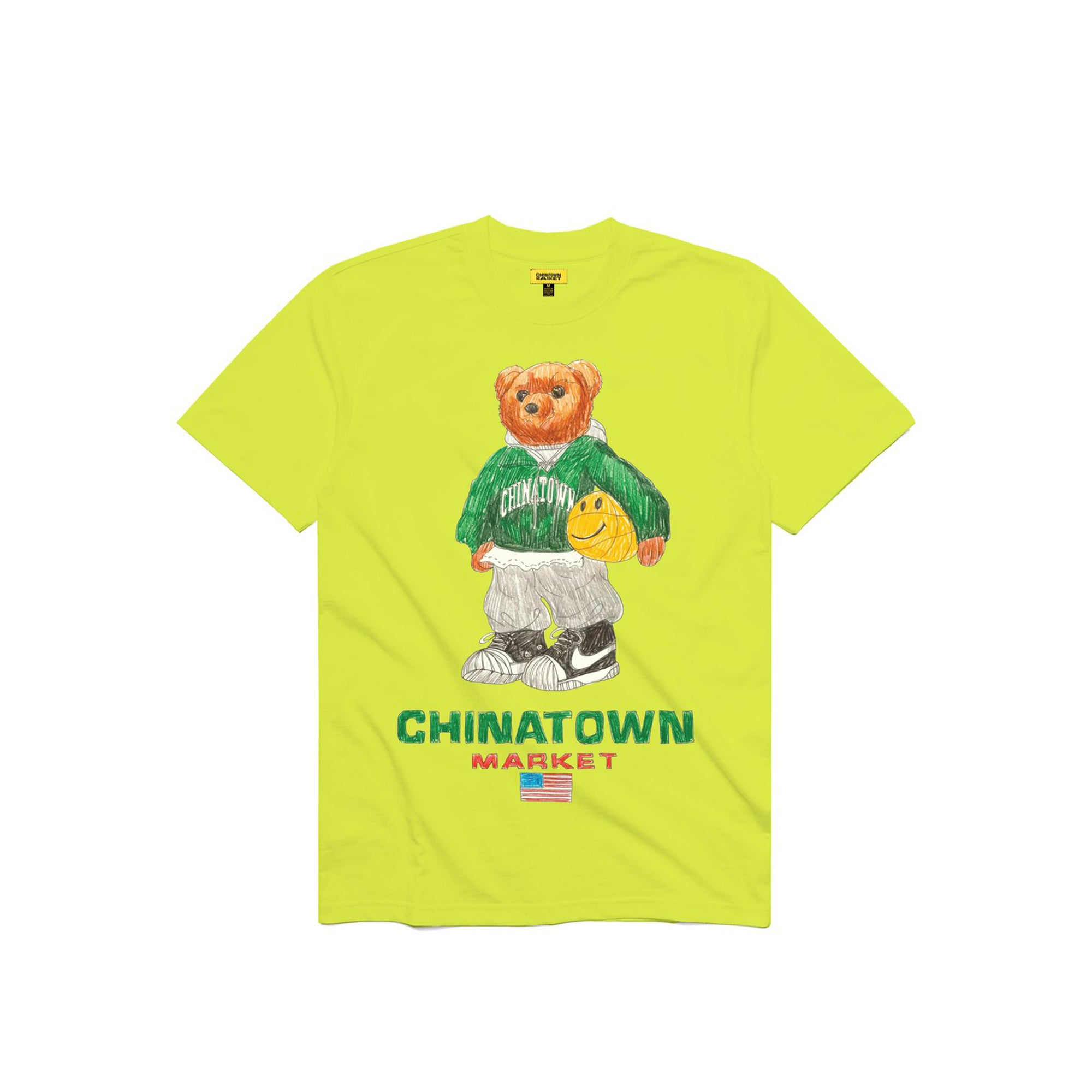 Marcos Alvarado Chinatown Market Men's Skeleton Basketball Tee - White, Size Small